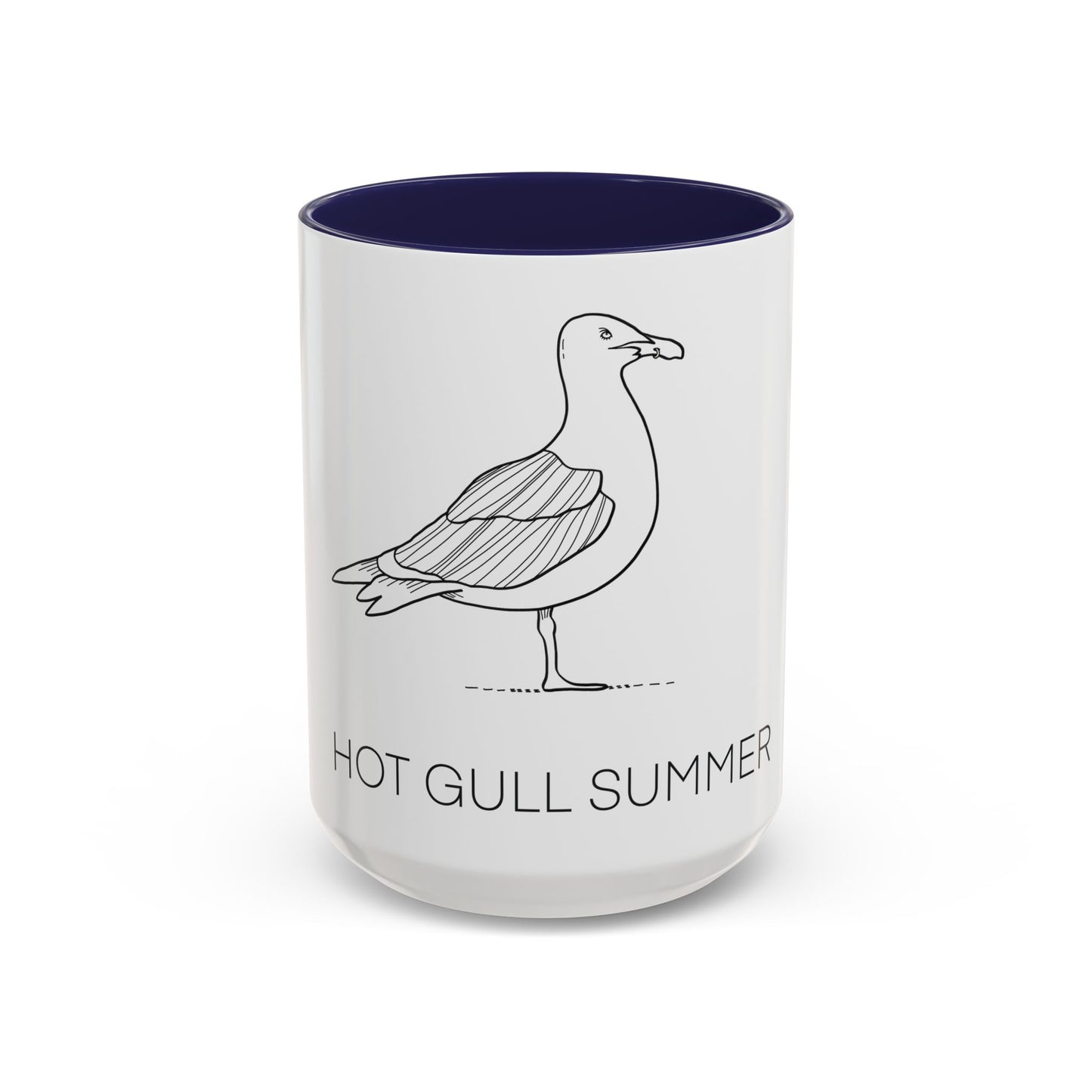 Hot Gull Summer Accent Mug - One Bird