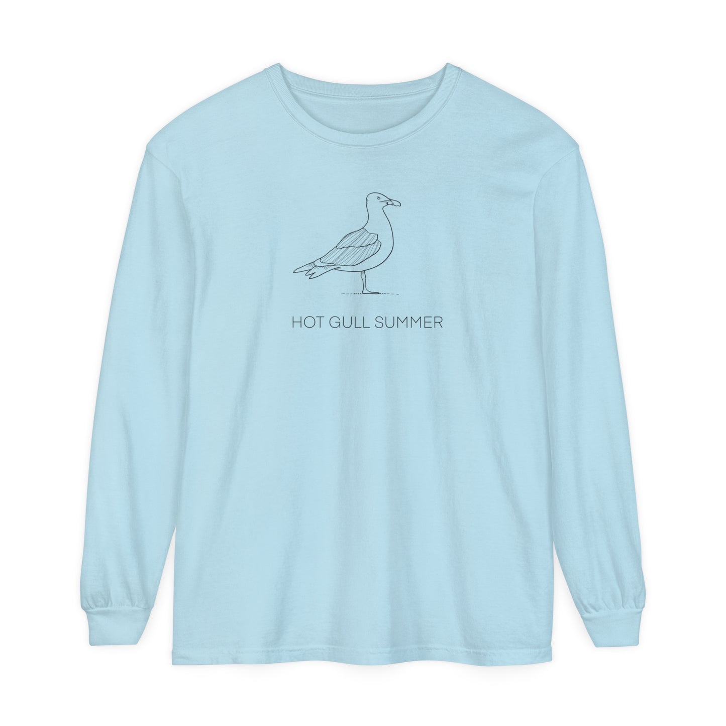 Hot Gull Summer Seagull Long Sleeve Tee