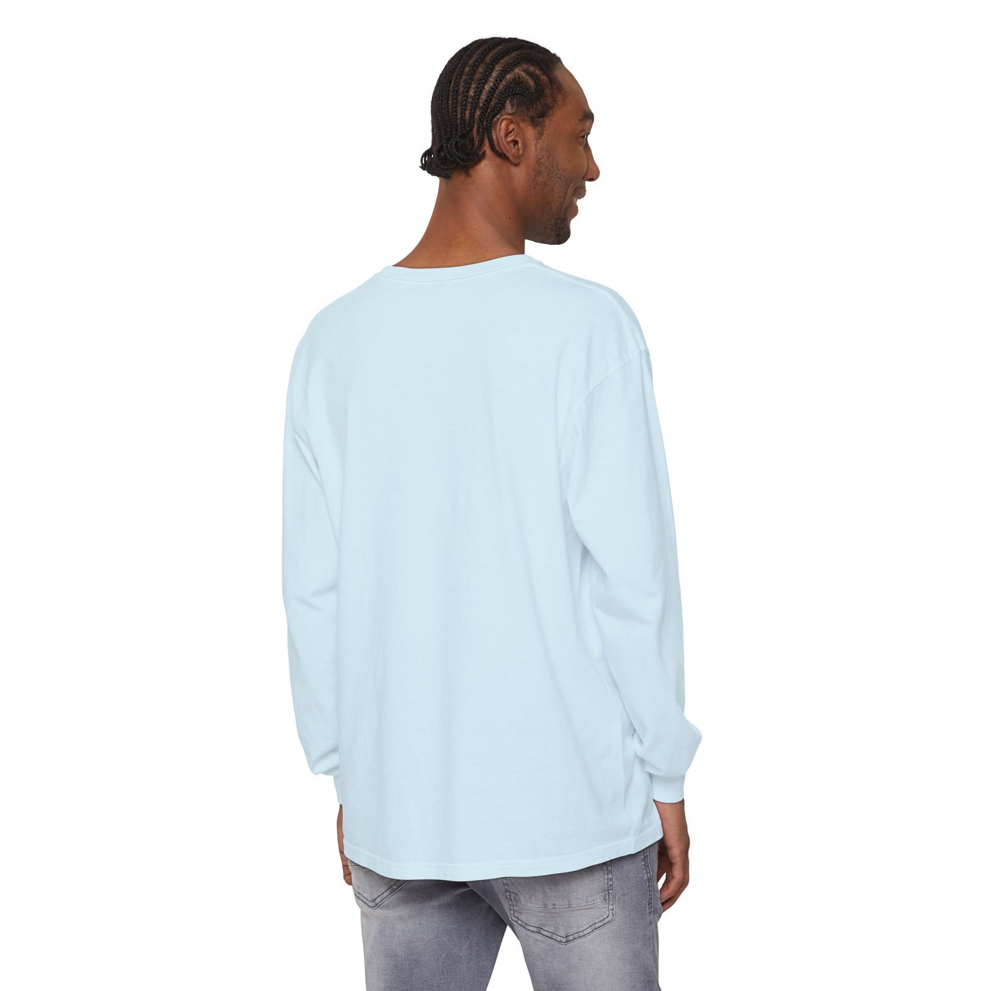Cat Long Sleeve Tee (Transparent Style Cat) - Cat Drawing Shirt