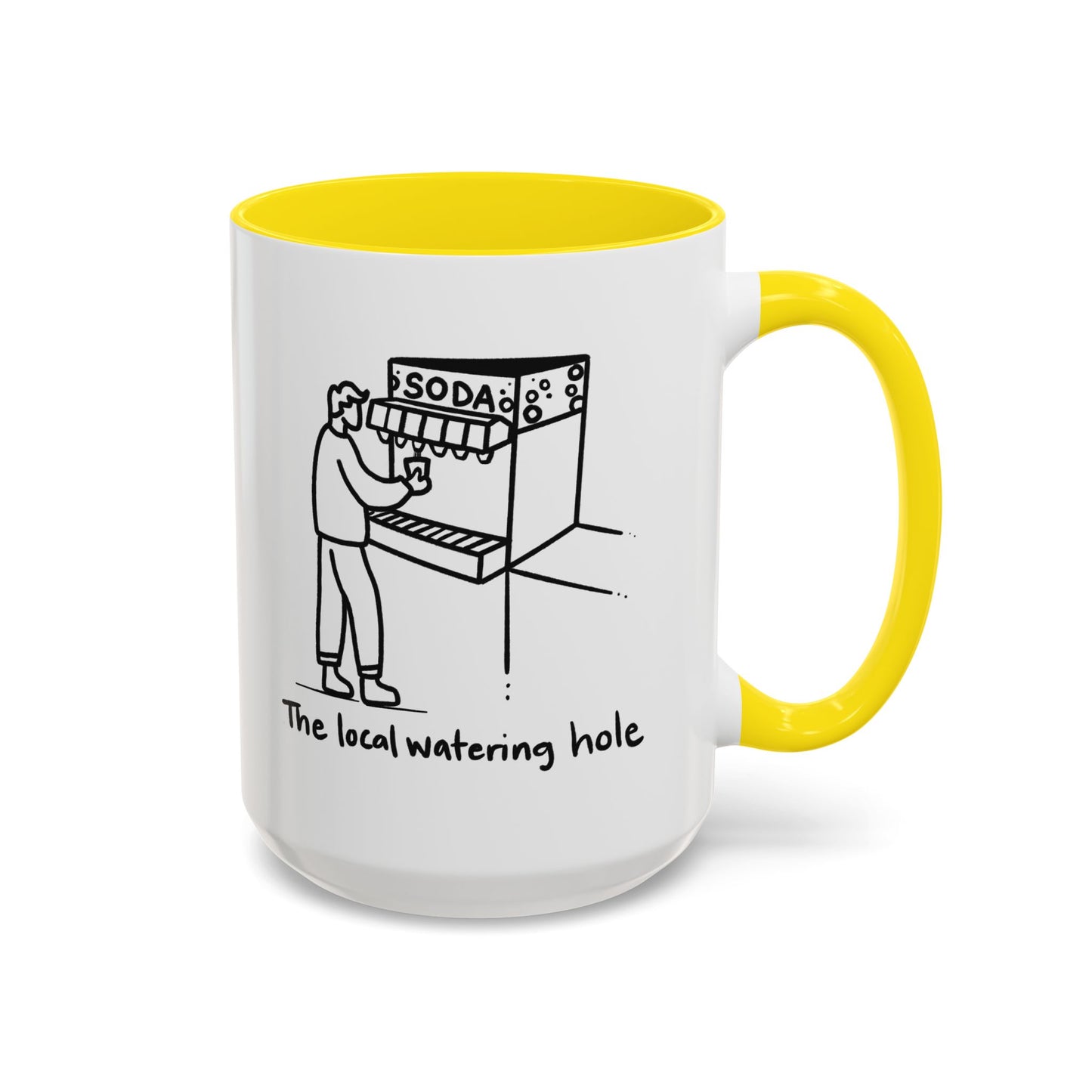 Local Watering Hole Accent Mug