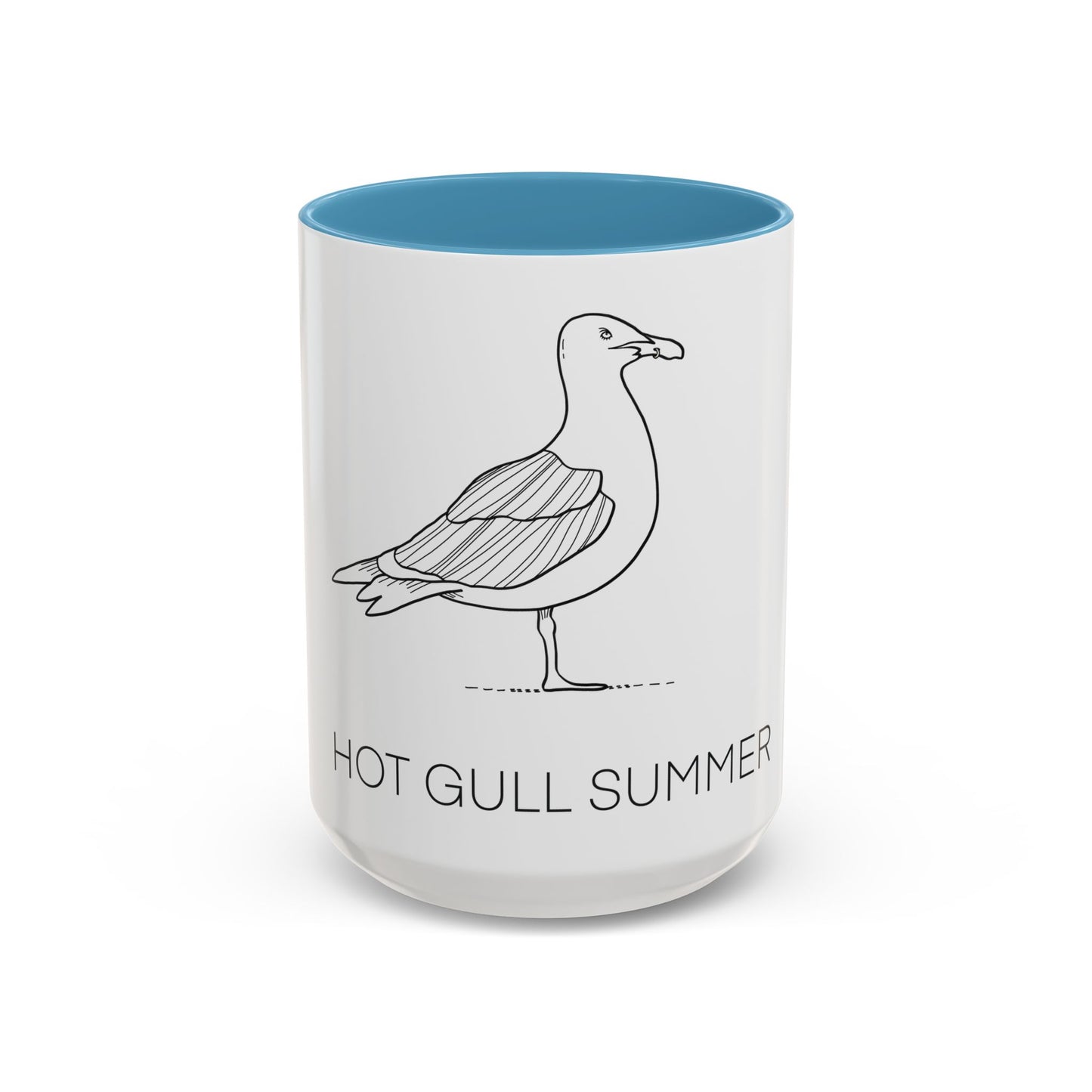 Hot Gull Summer Accent Mug - One Bird