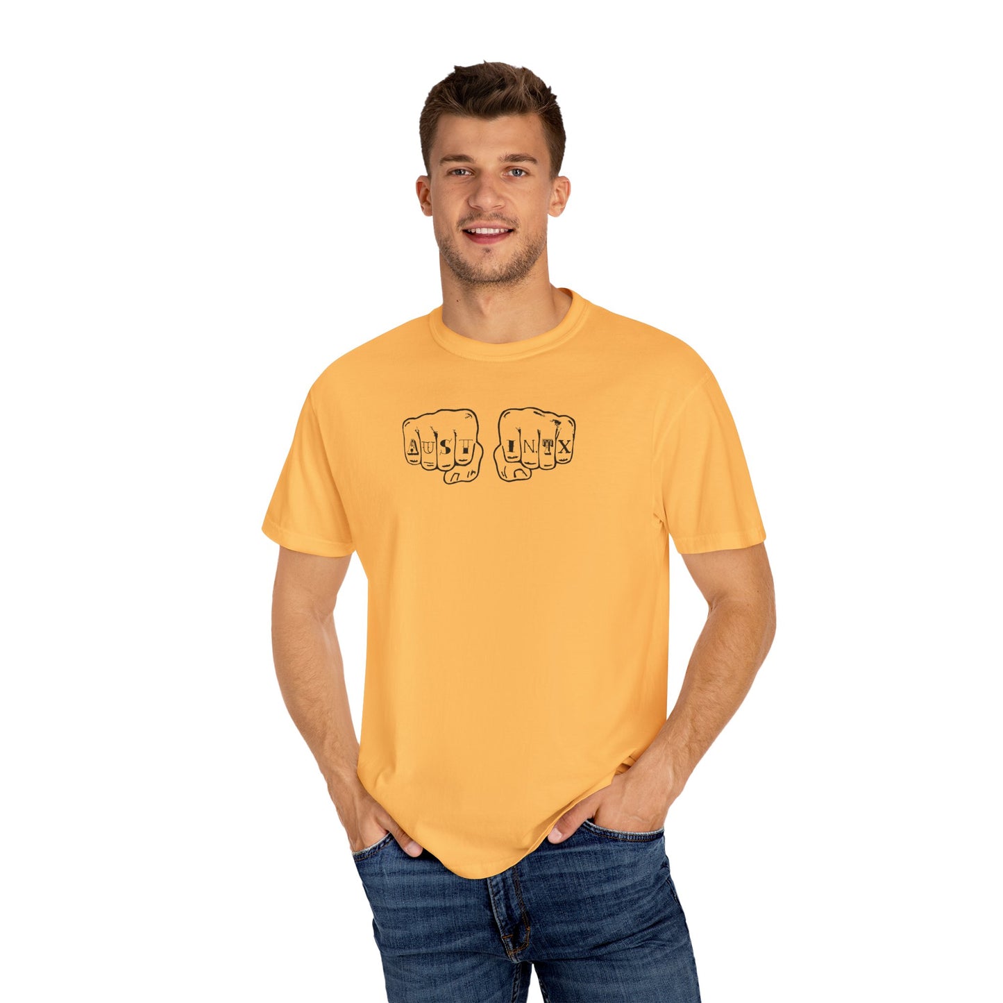 Austin Knuckle Tats - Tattooed Fists Tee