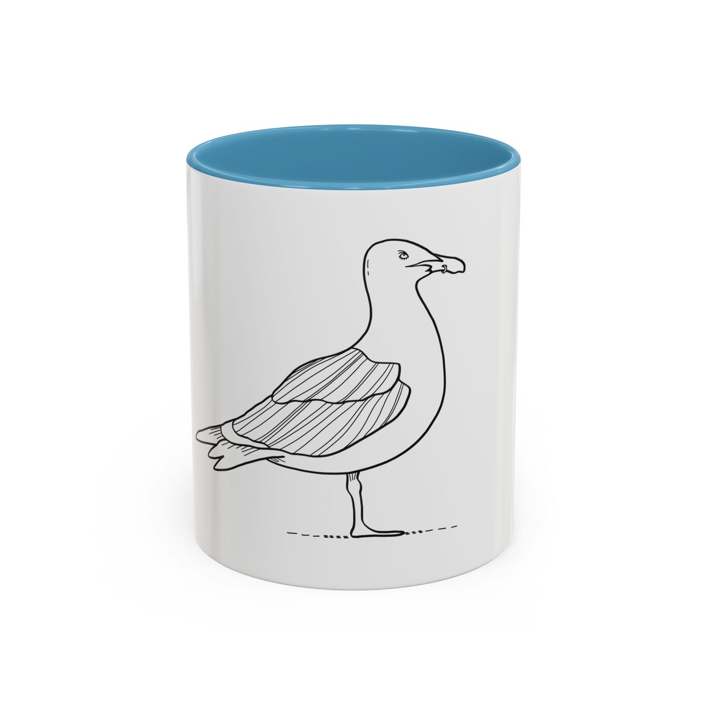 Hot Gull Accent Mug - One Bird