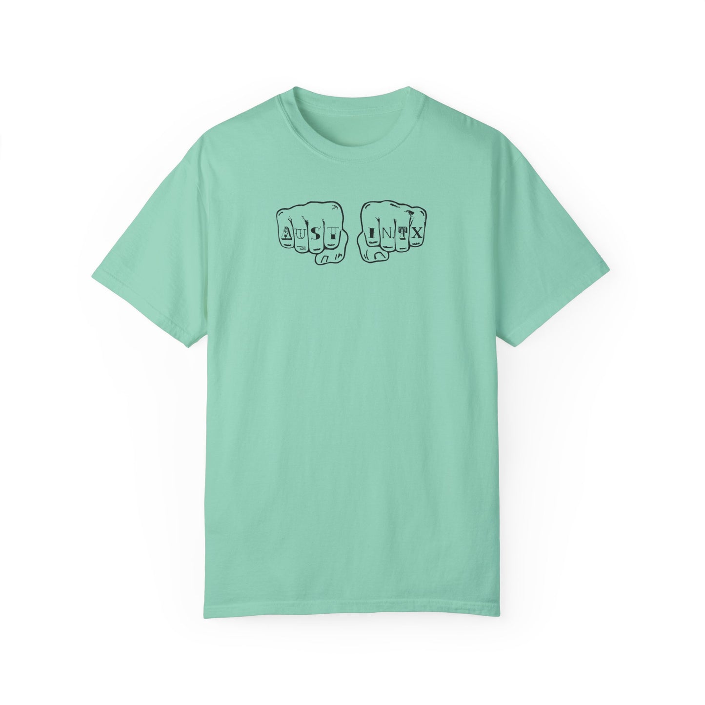 Austin Knuckle Tats - Tattooed Fists Tee