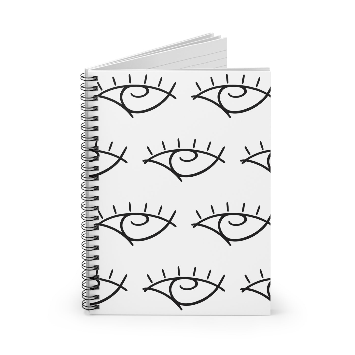 Seeing Eye Pattern Spiral Notebook