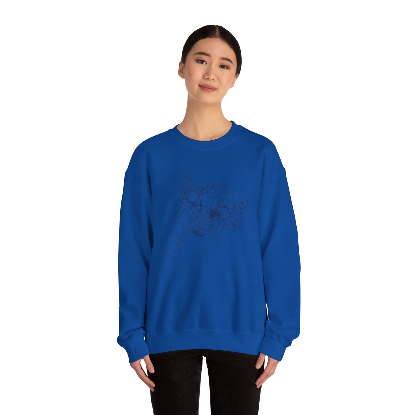 Motorcycle Drawing Sweatshirt