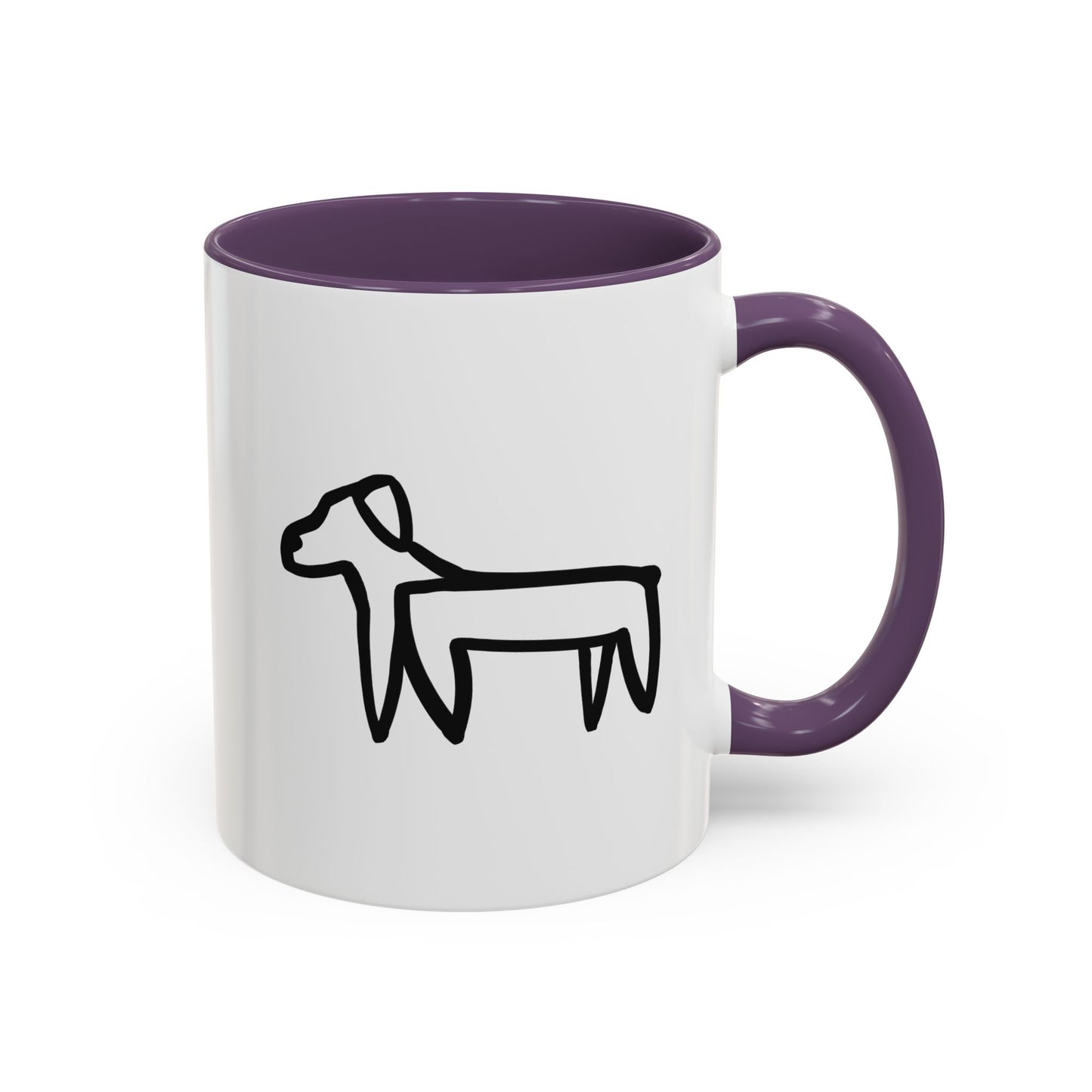 Double Dog Accent Mug
