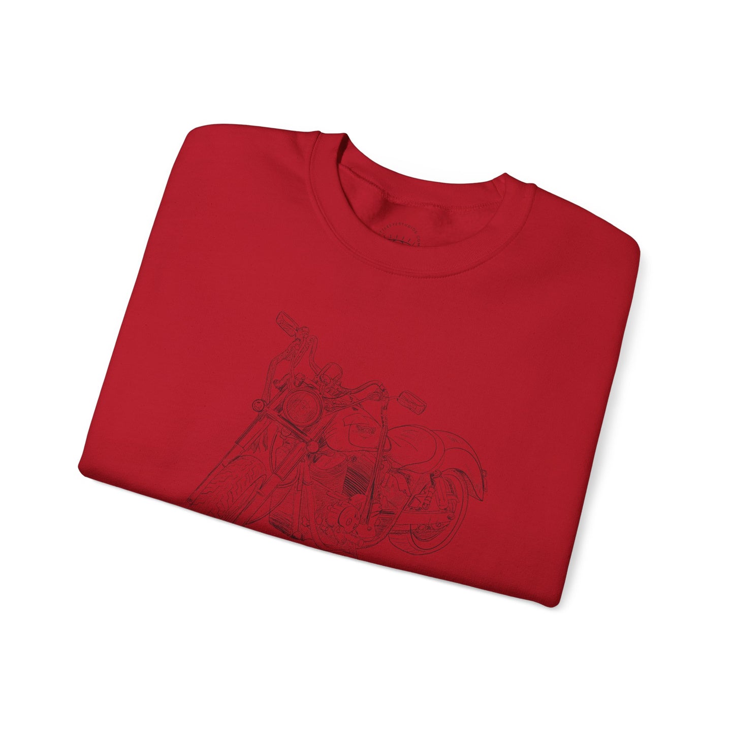 Motorcycle Drawing Sweatshirt