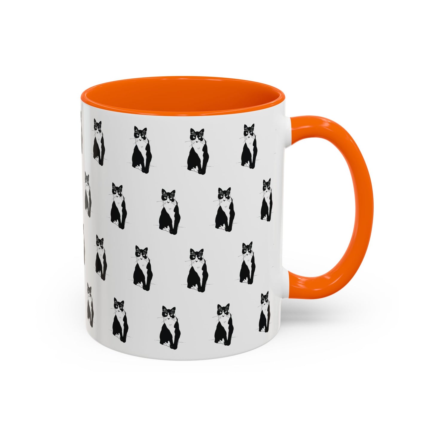 Herd of Cats Accent Mug (Transparent Style Cat) - Cat Mug