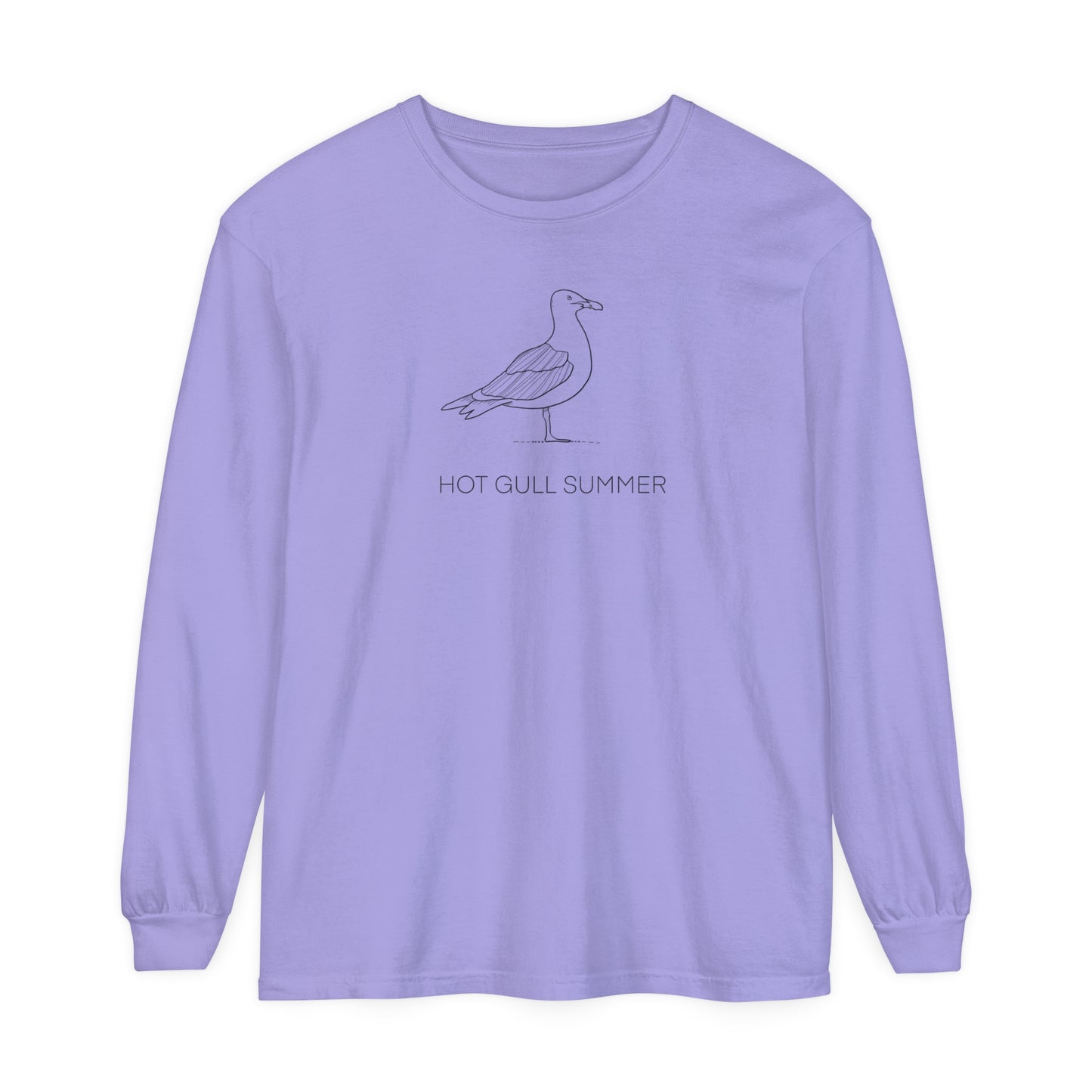 Hot Gull Summer Seagull Long Sleeve Tee