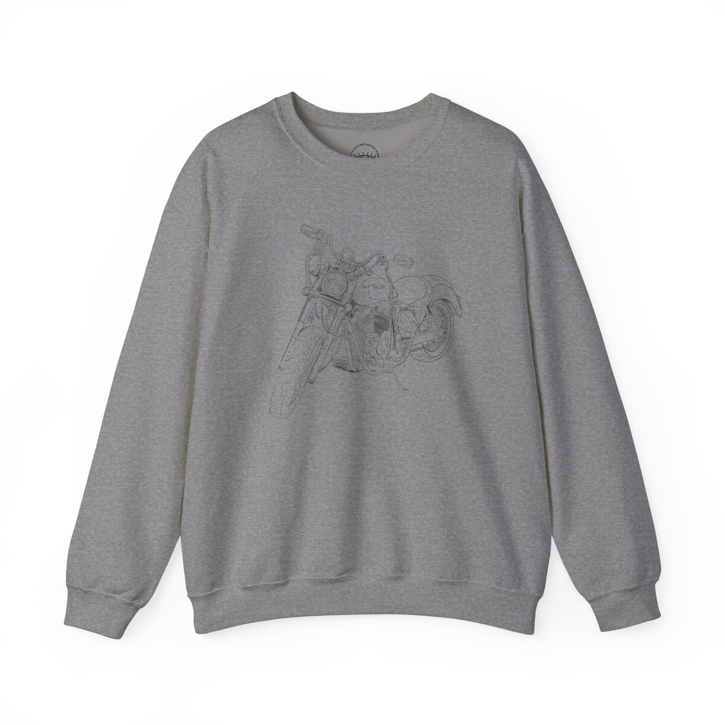 Motorcycle Drawing Sweatshirt