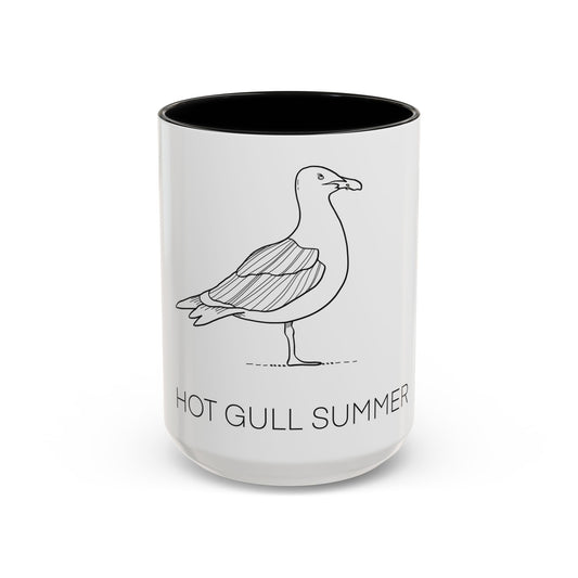 Hot Gull Summer Accent Mug - One Bird