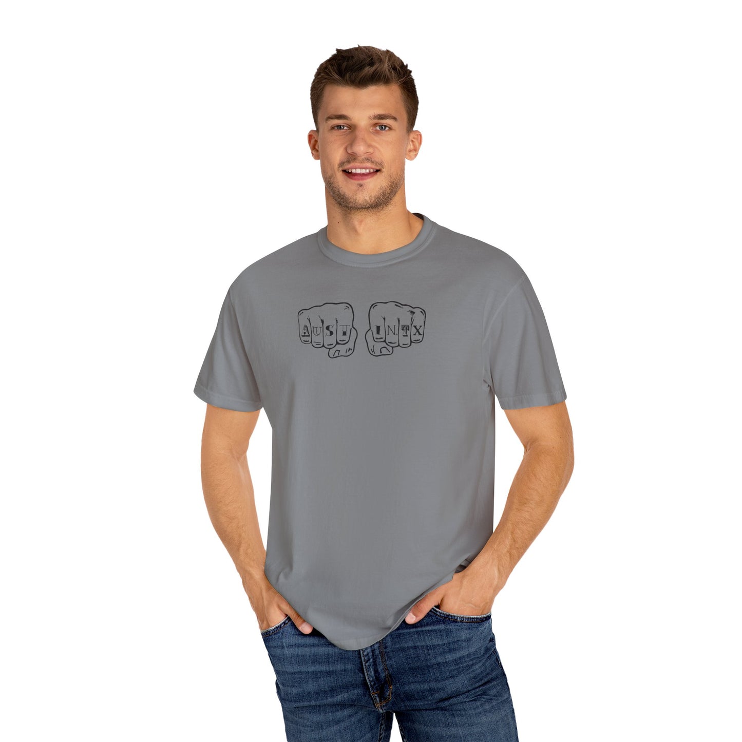 Austin Knuckle Tats - Tattooed Fists Tee