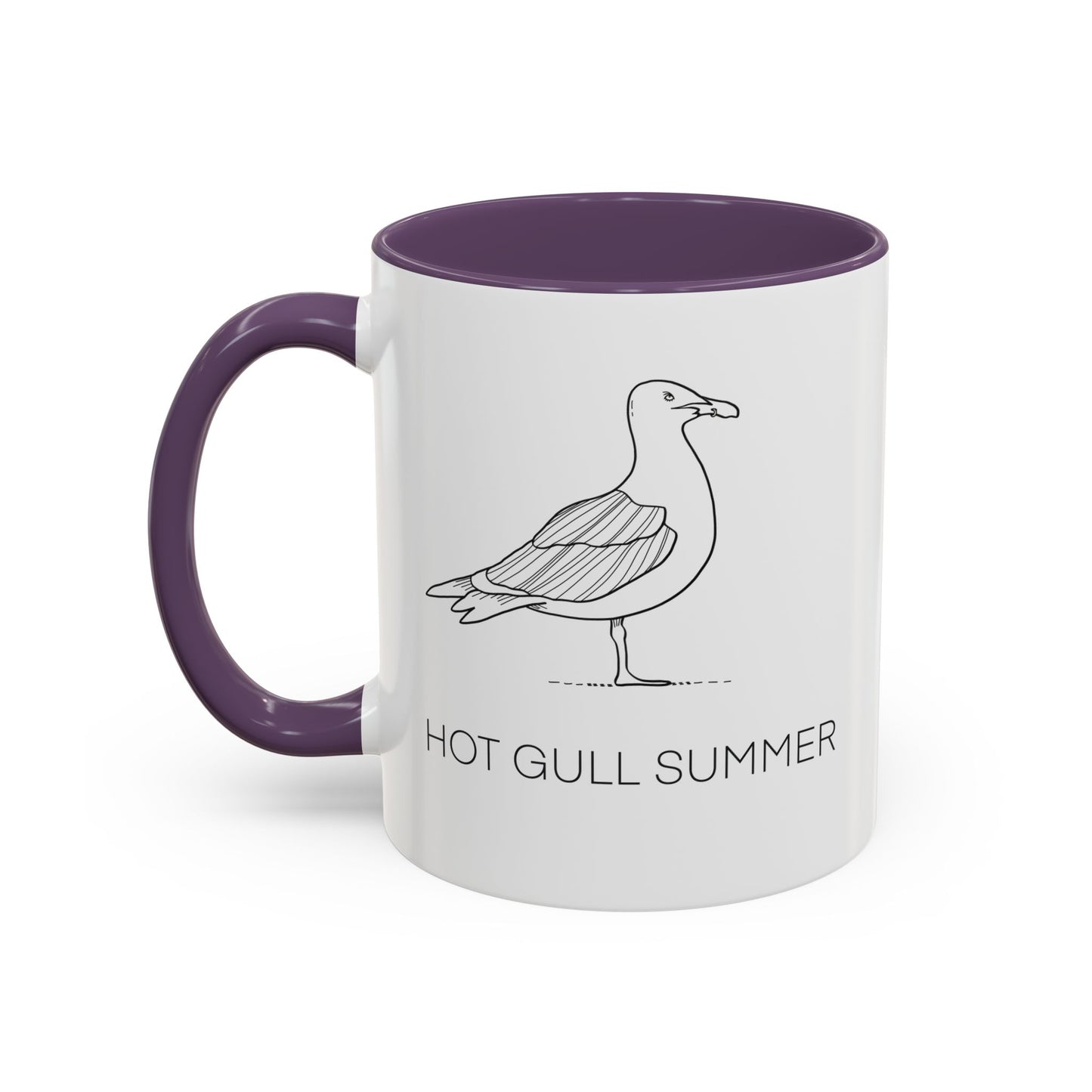 Hot Gull Summer Seagull Accent Mug