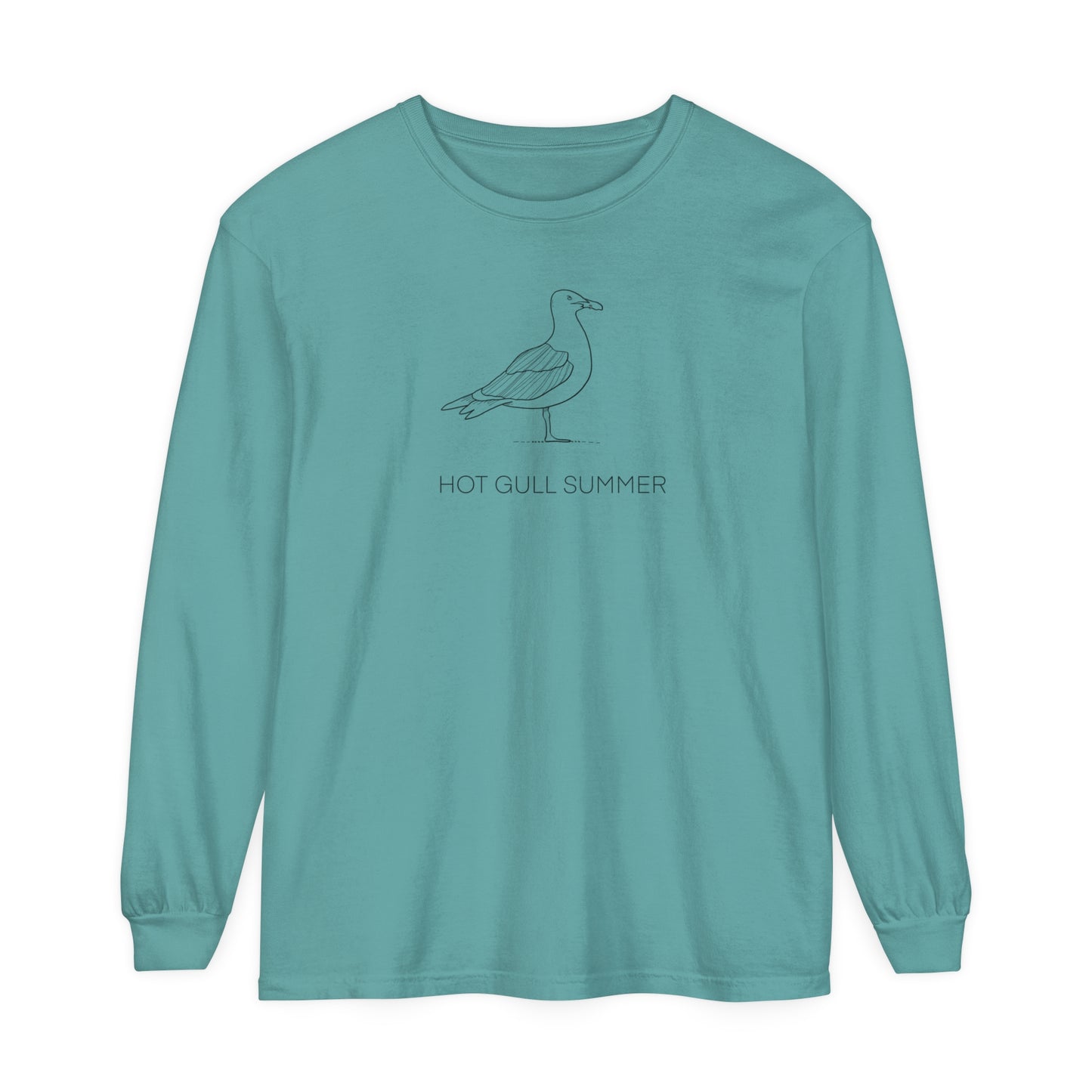 Hot Gull Summer Seagull Long Sleeve Tee