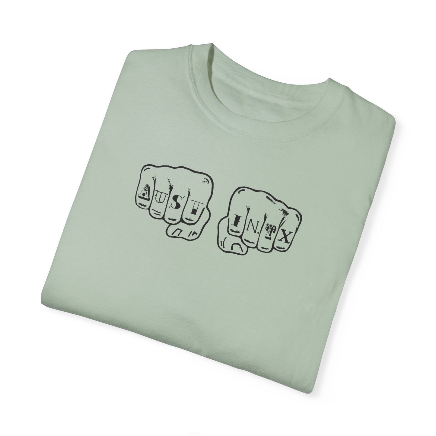 Austin Knuckle Tats - Tattooed Fists Tee