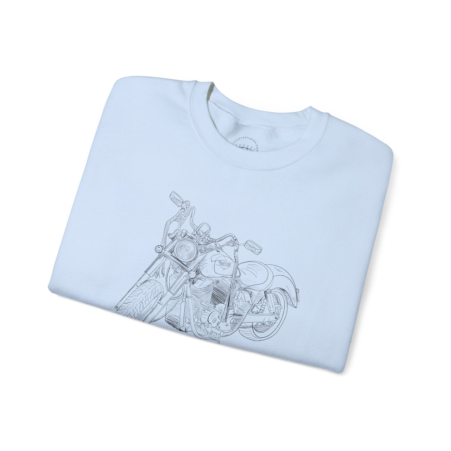 Motorcycle Drawing Sweatshirt