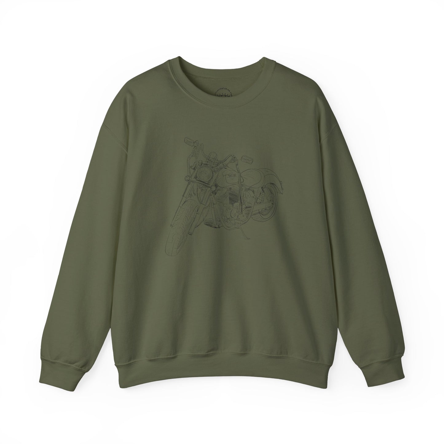 Motorcycle Drawing Sweatshirt