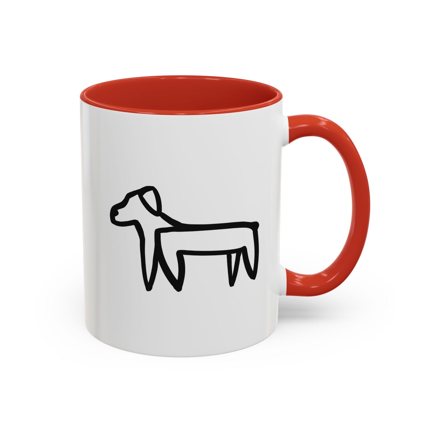 Double Dog Accent Mug