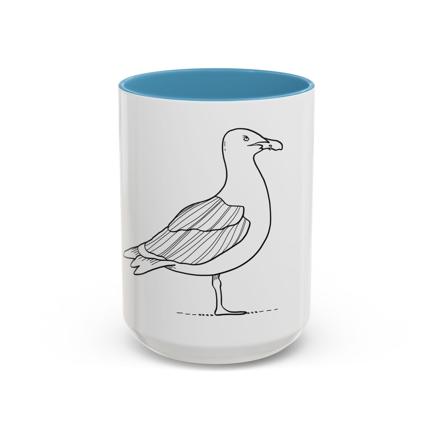 Hot Gull Accent Mug - One Bird