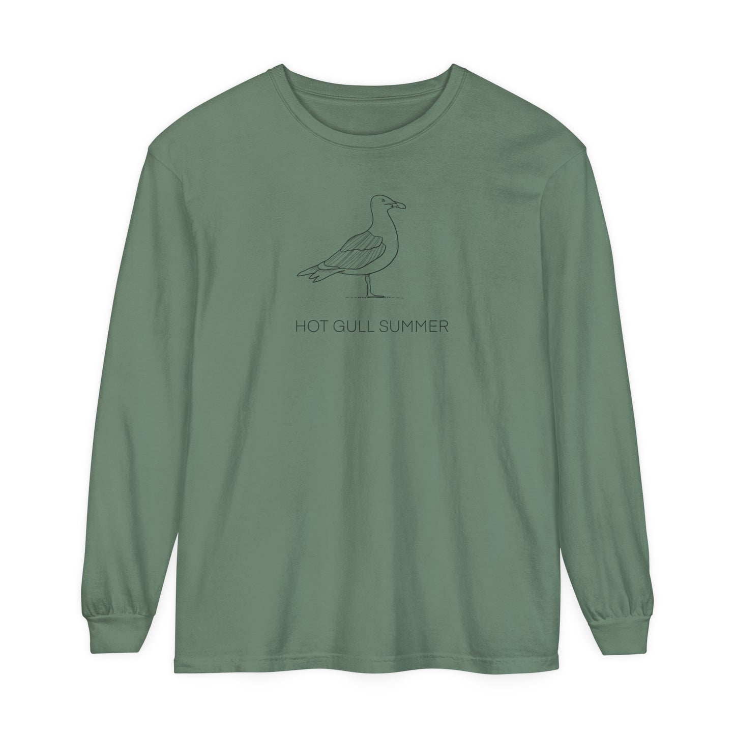 Hot Gull Summer Seagull Long Sleeve Tee