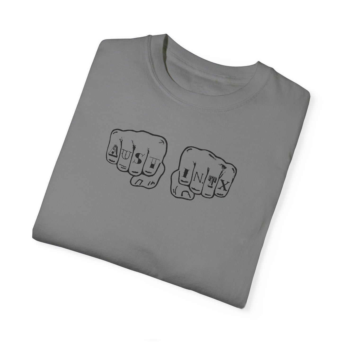 Austin Knuckle Tats - Tattooed Fists Tee