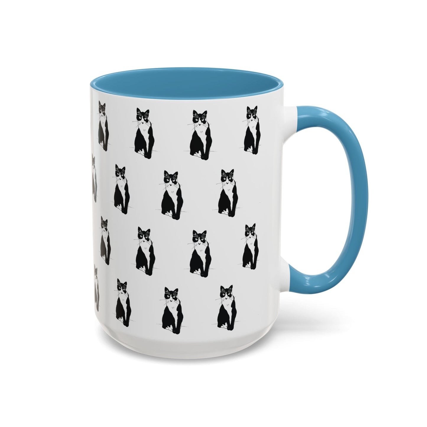 Herd of Cats Accent Mug (Transparent Style Cat) - Cat Mug