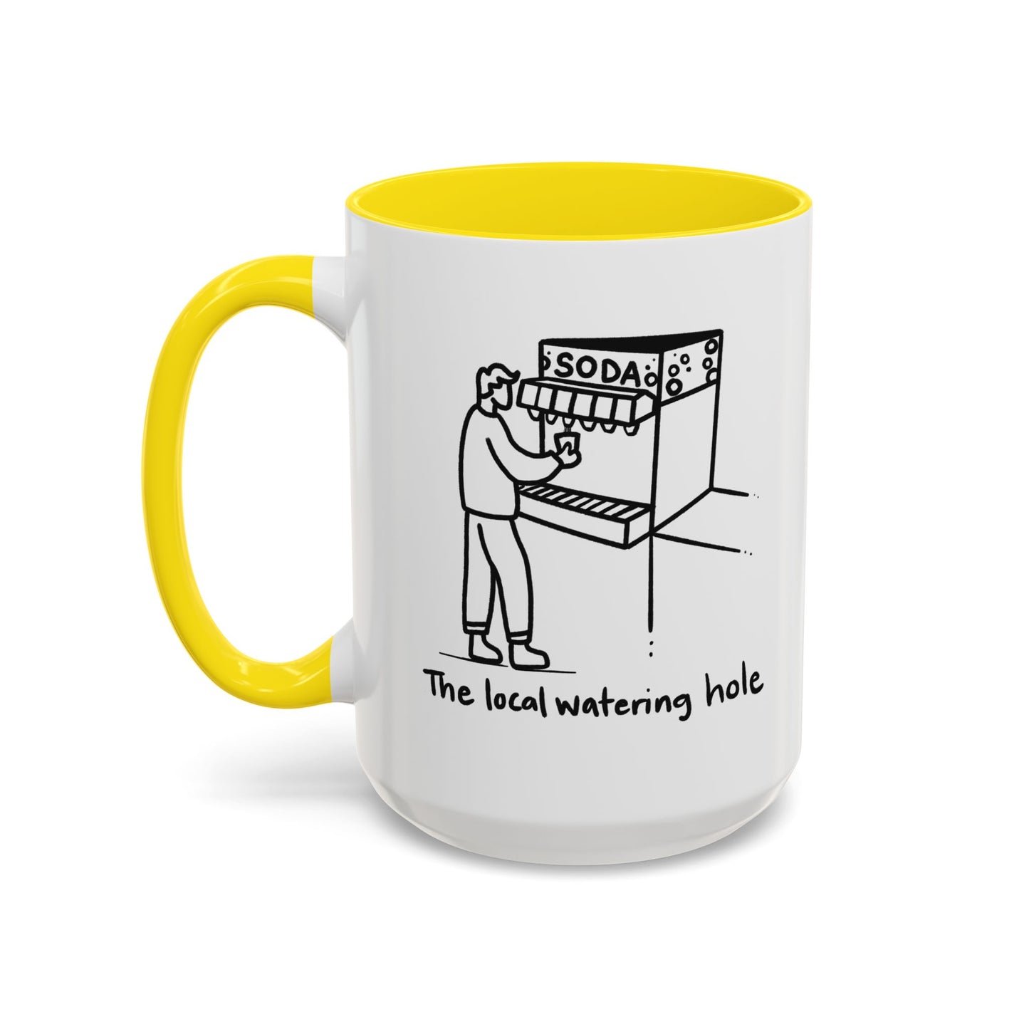 Local Watering Hole Accent Mug