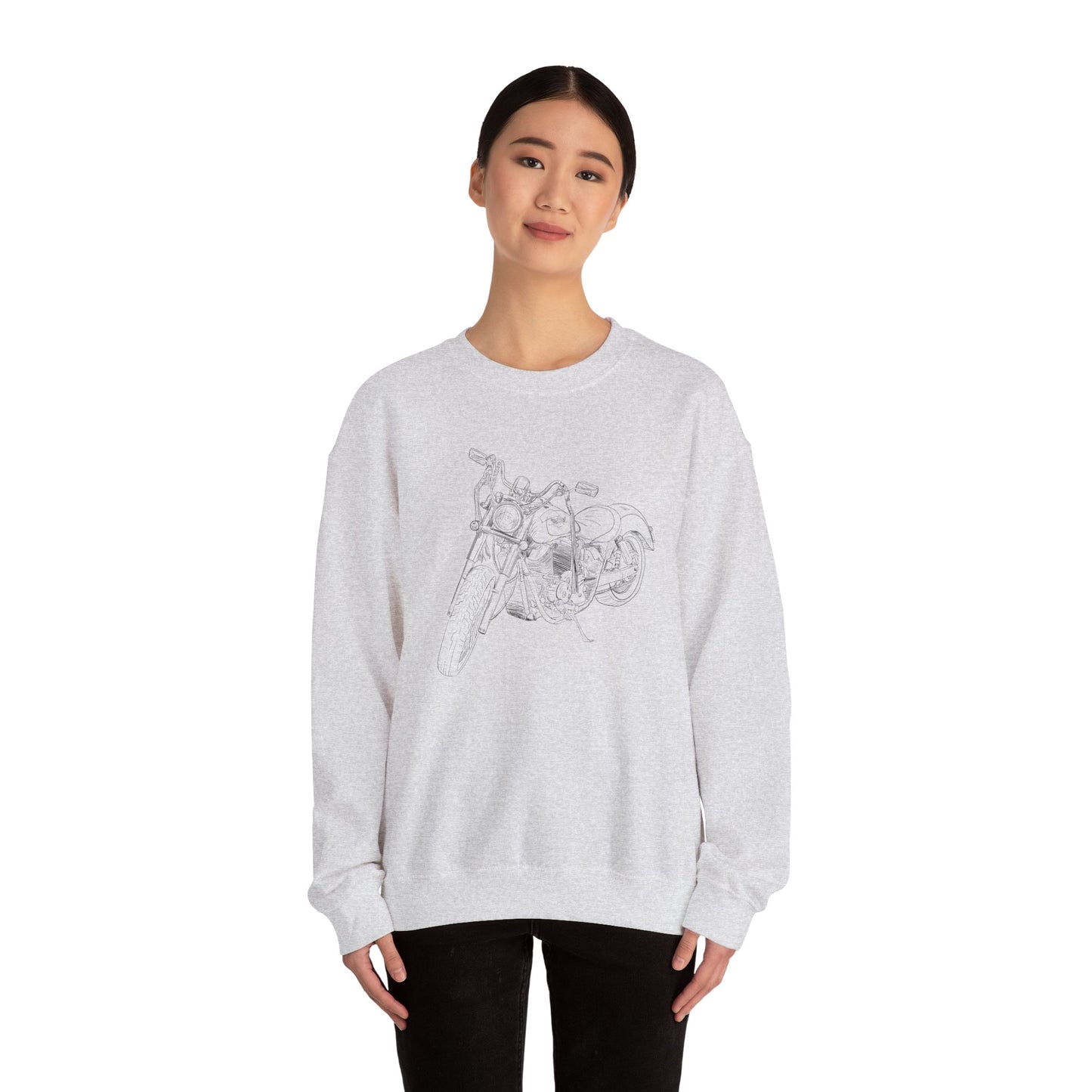 Motorcycle Drawing Sweatshirt