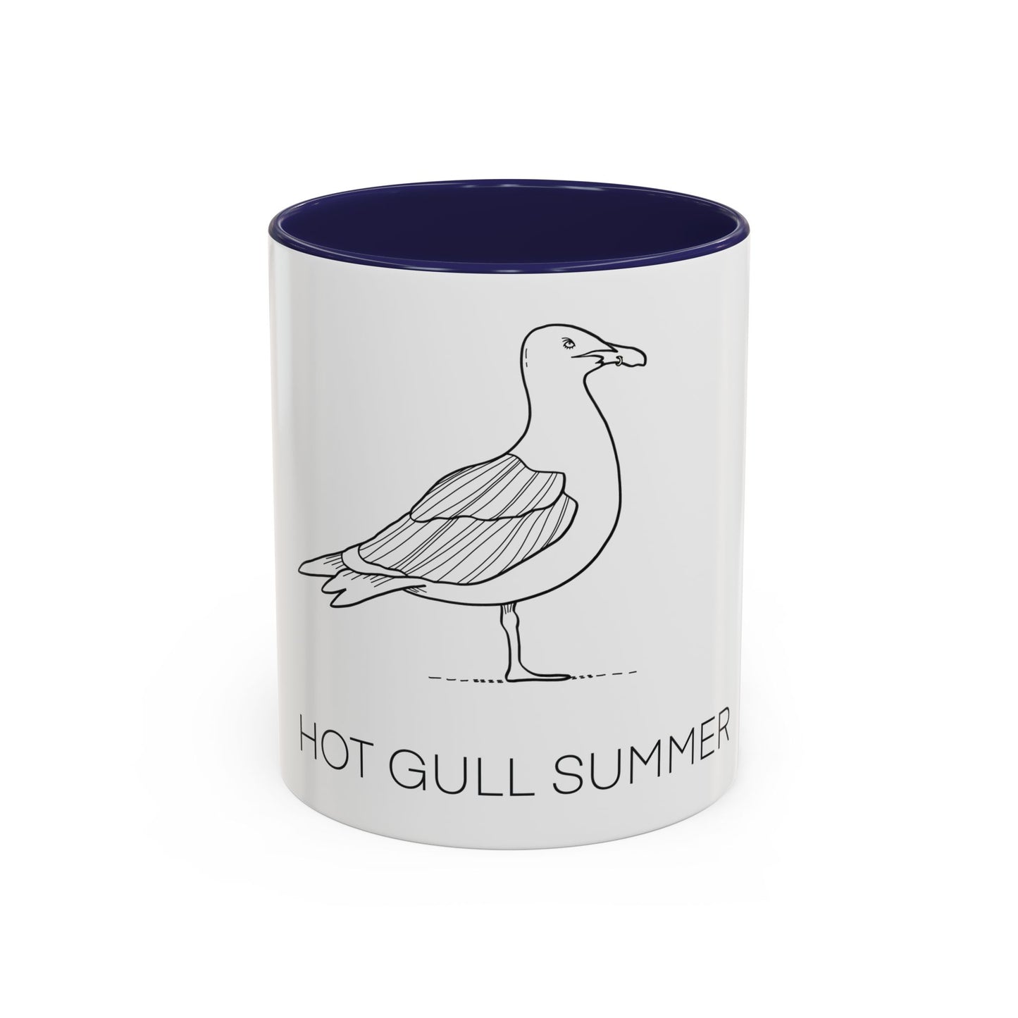 Hot Gull Summer Accent Mug - One Bird
