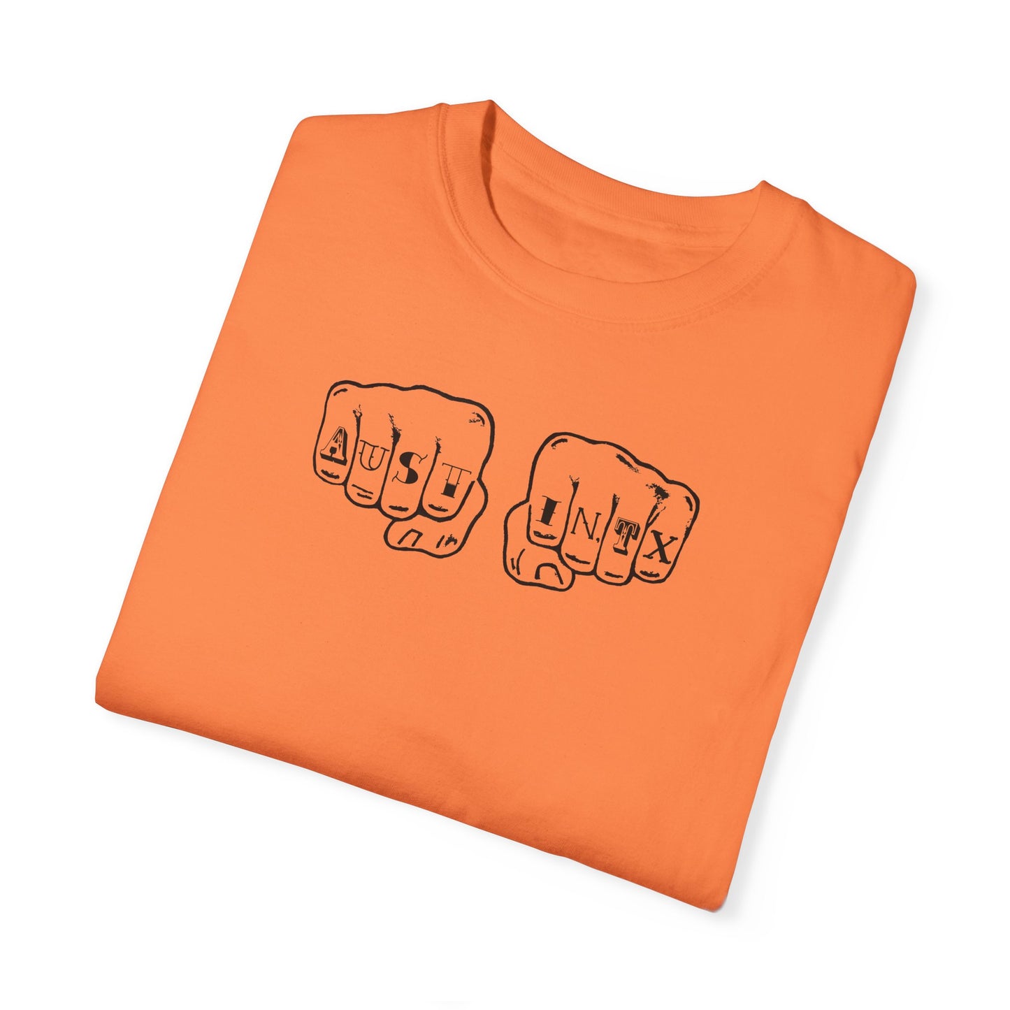 Austin Knuckle Tats - Tattooed Fists Tee