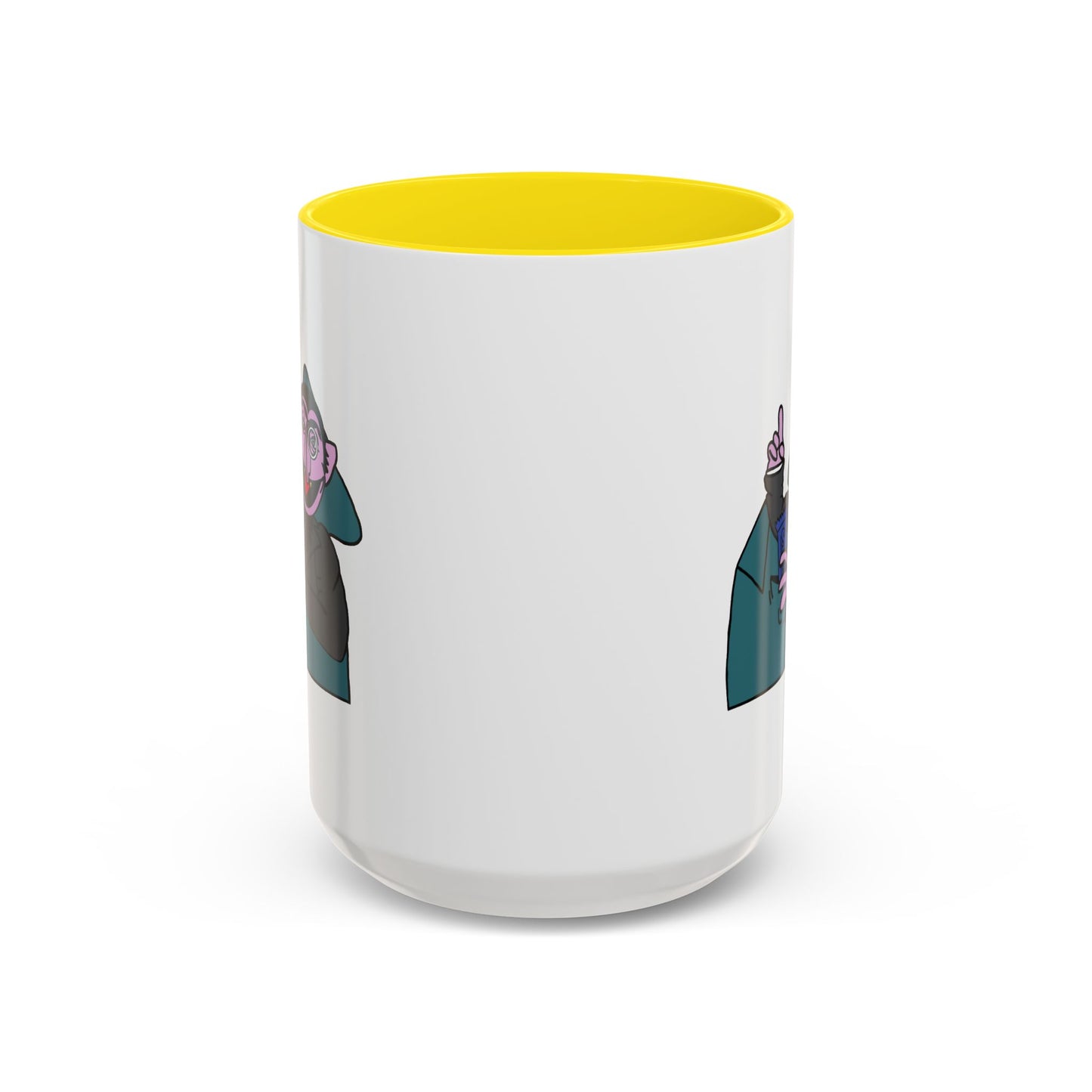 The Count Stealing Candy Accent Mug - Sesame Street The Count Parody Coffee Mug