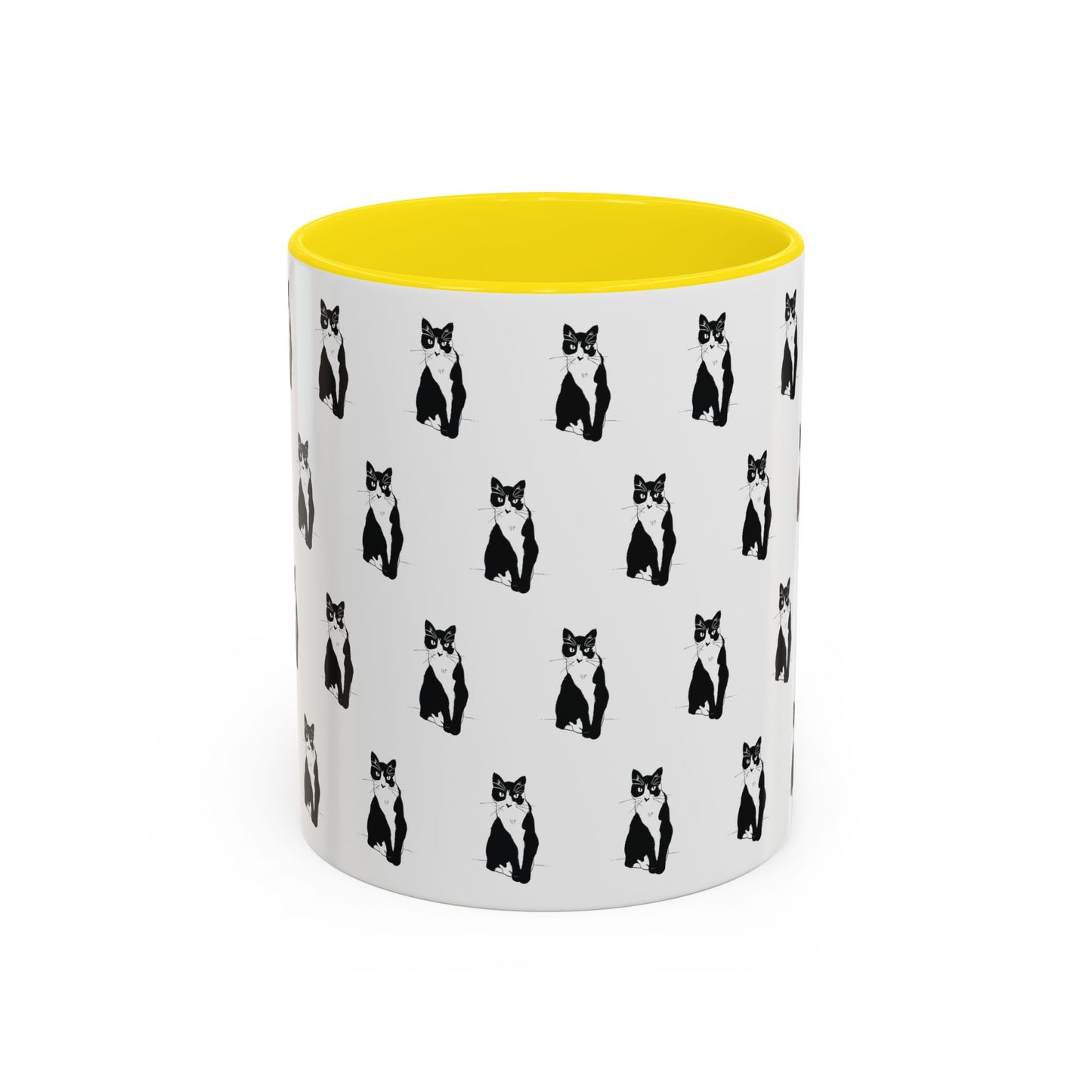 Herd of Cats Accent Mug (Transparent Style Cat) - Cat Mug