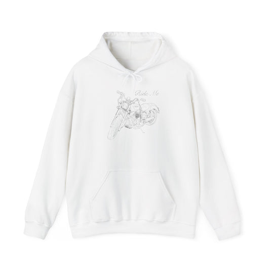 Ride Me Harley Motorcycle Drawing Hoodie Sweatshirt