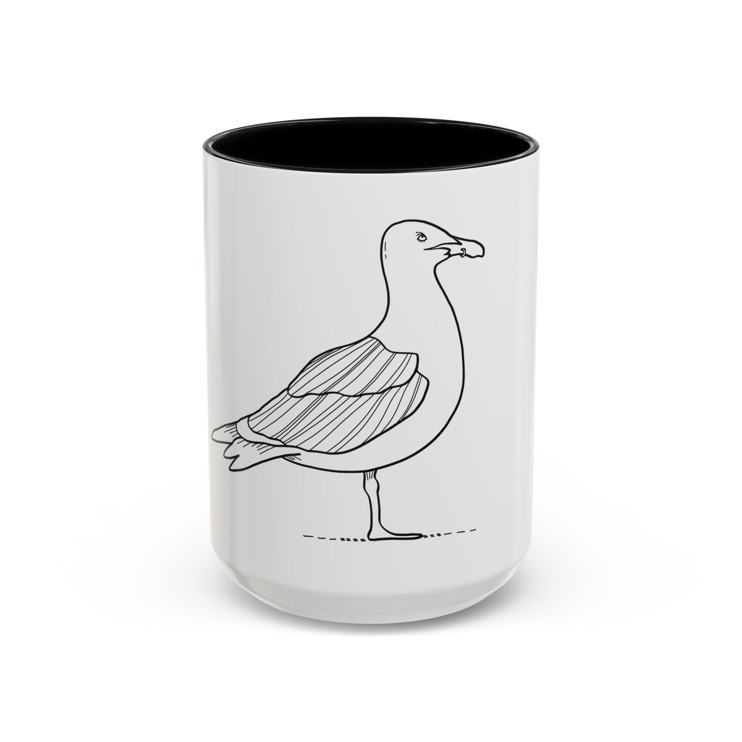 Hot Gull Accent Mug - One Bird