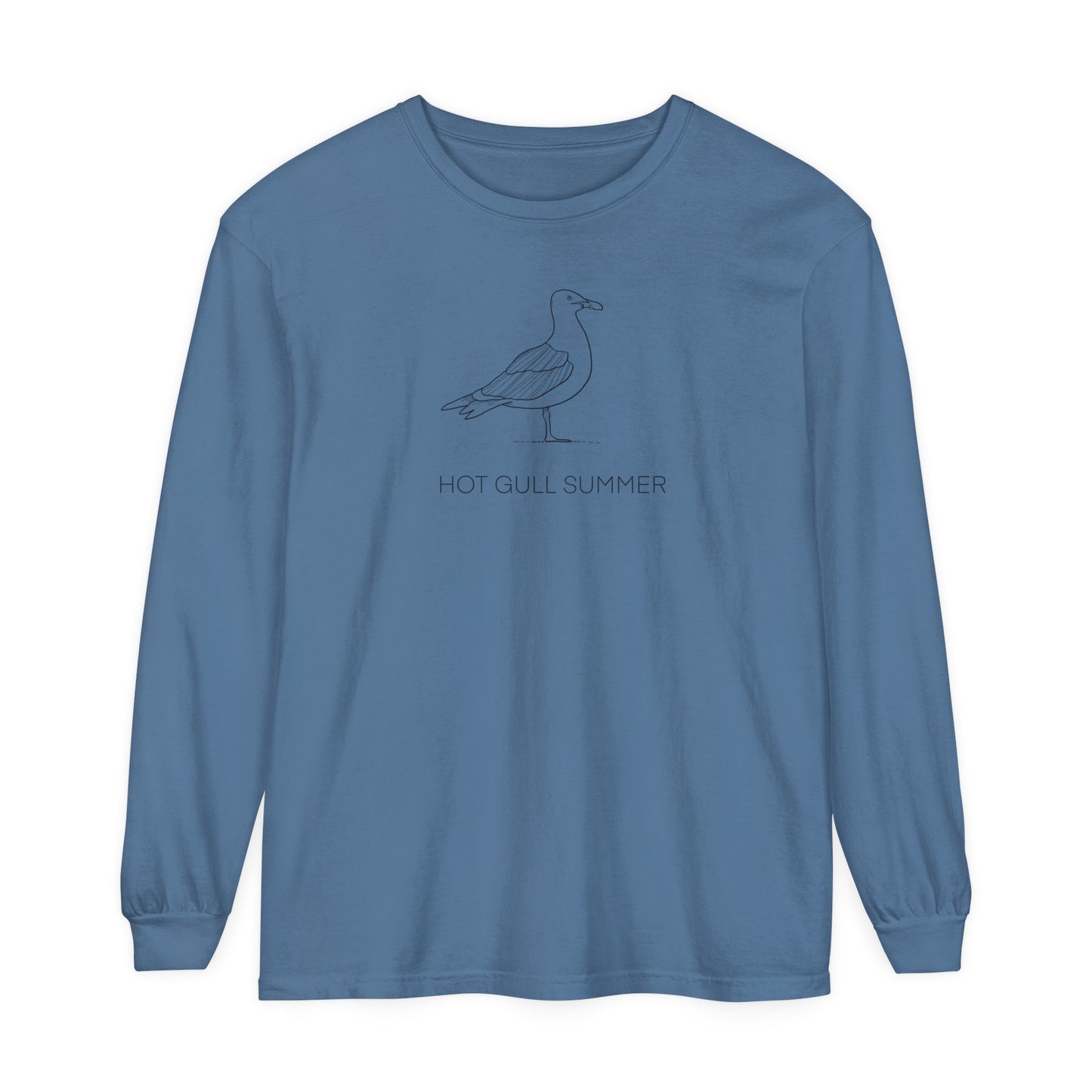 Hot Gull Summer Seagull Long Sleeve Tee