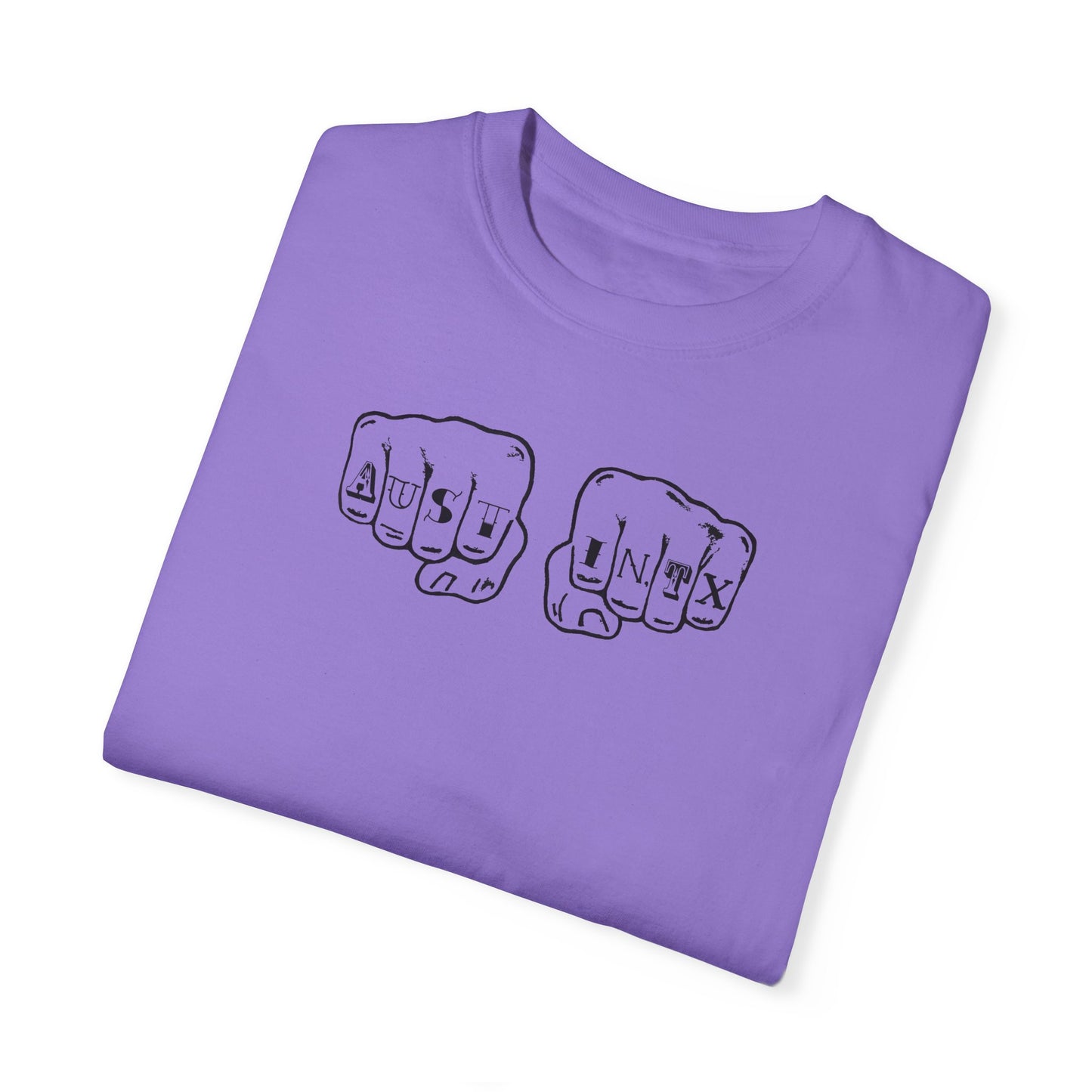Austin Knuckle Tats - Tattooed Fists Tee