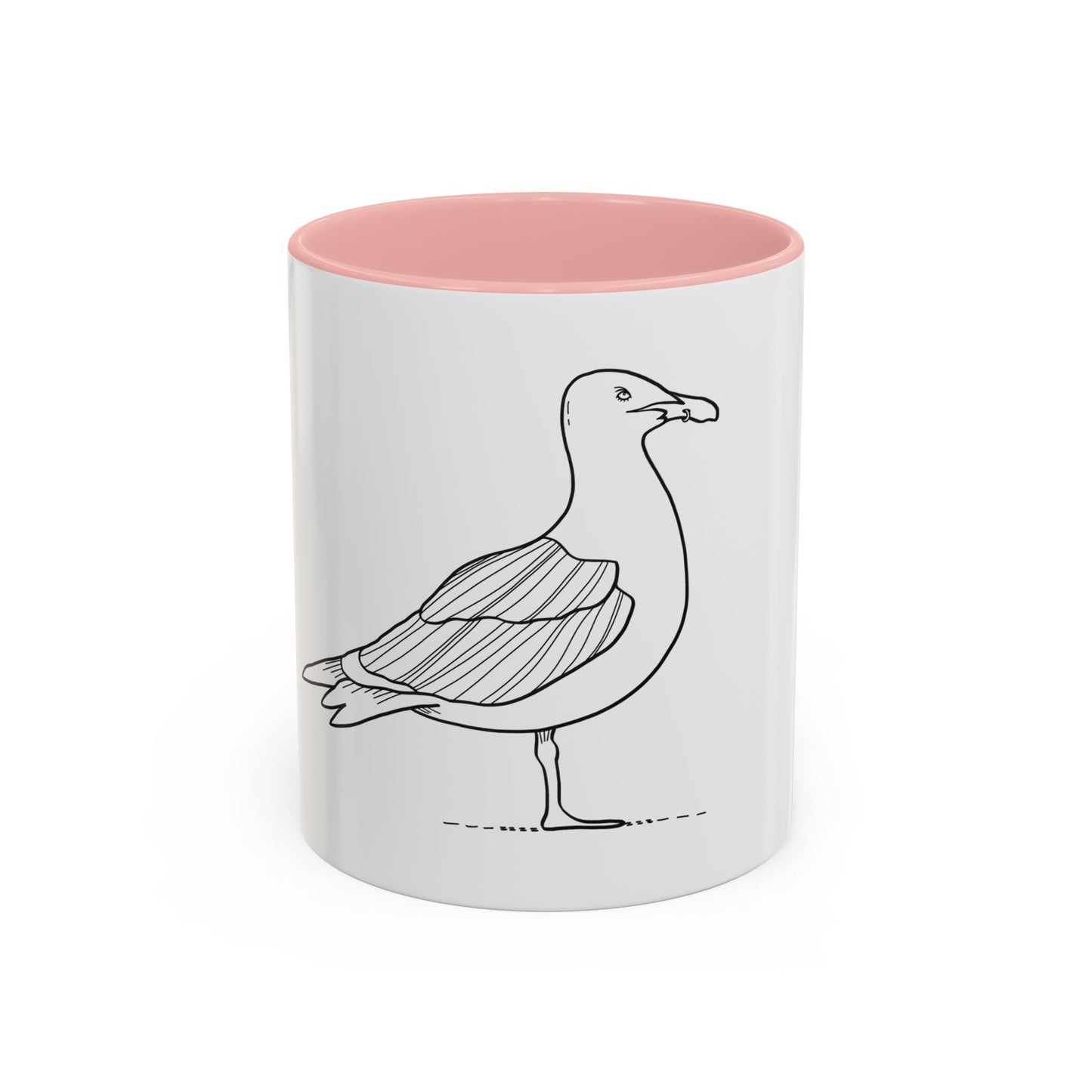 Hot Gull Accent Mug - One Bird