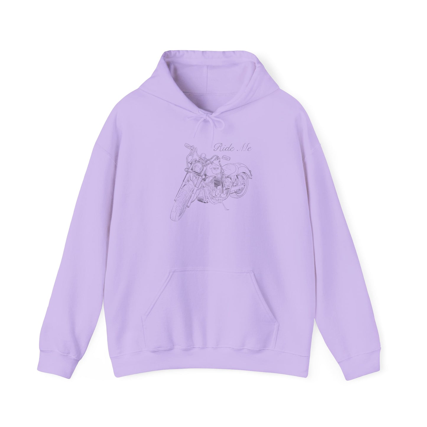 Ride Me Harley Motorcycle Drawing Hoodie Sweatshirt