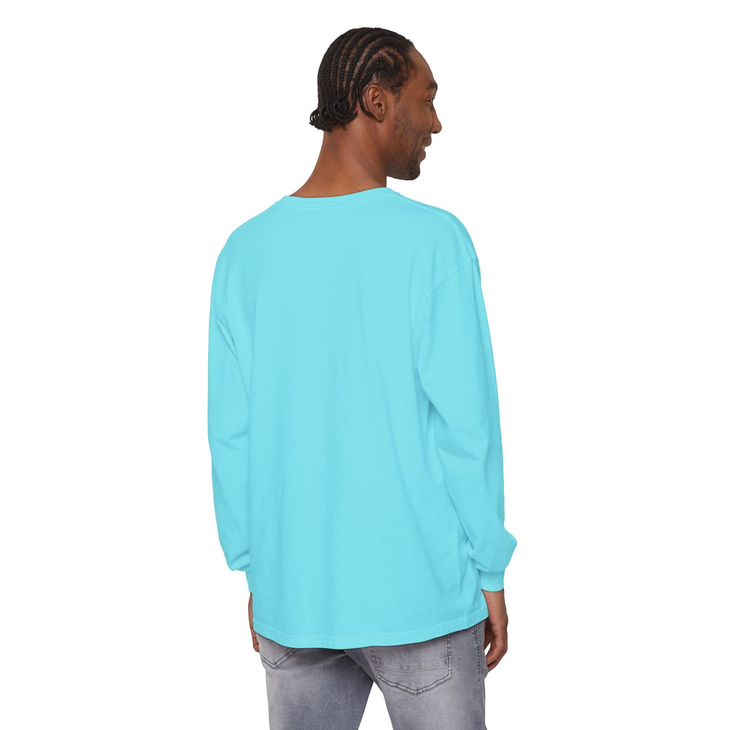 Cat Long Sleeve Tee (Transparent Style Cat) - Cat Drawing Shirt