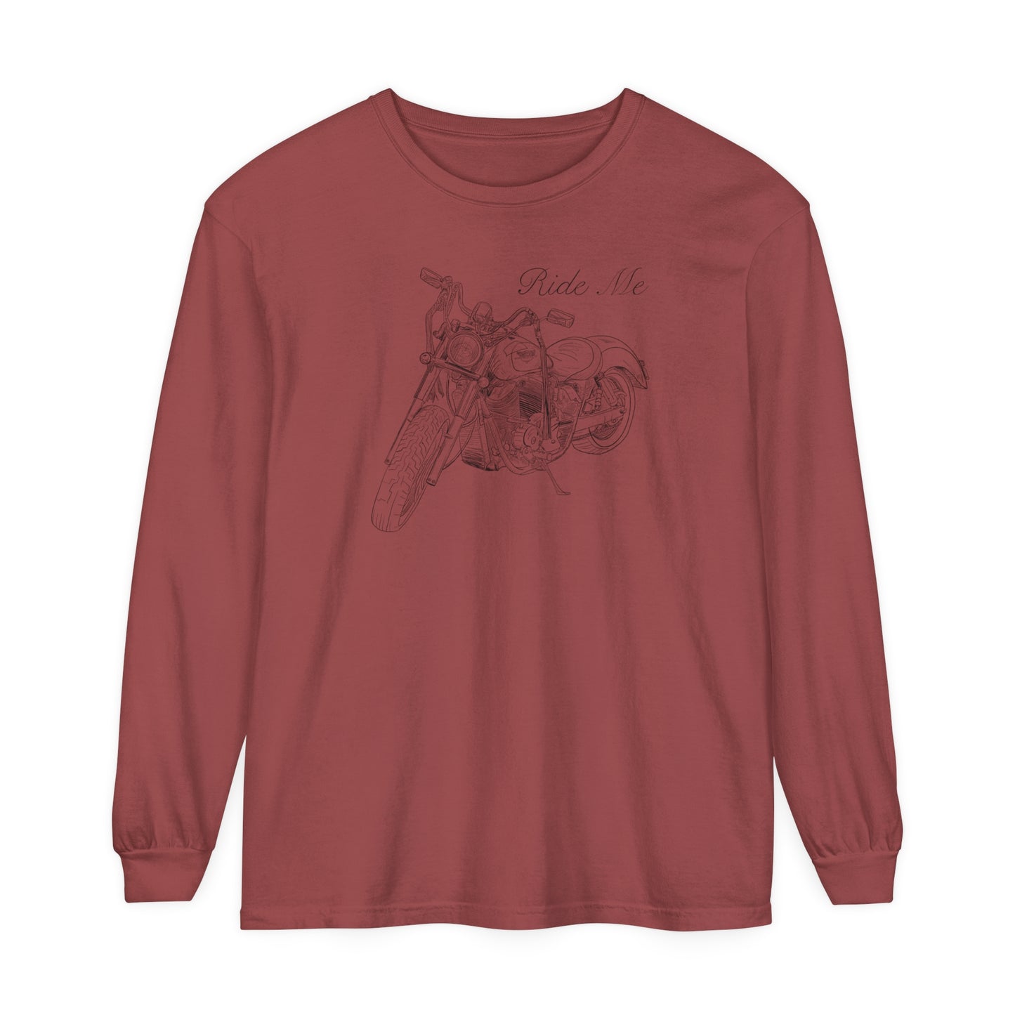 Ride Me Motorcycle Long Sleeve Tee