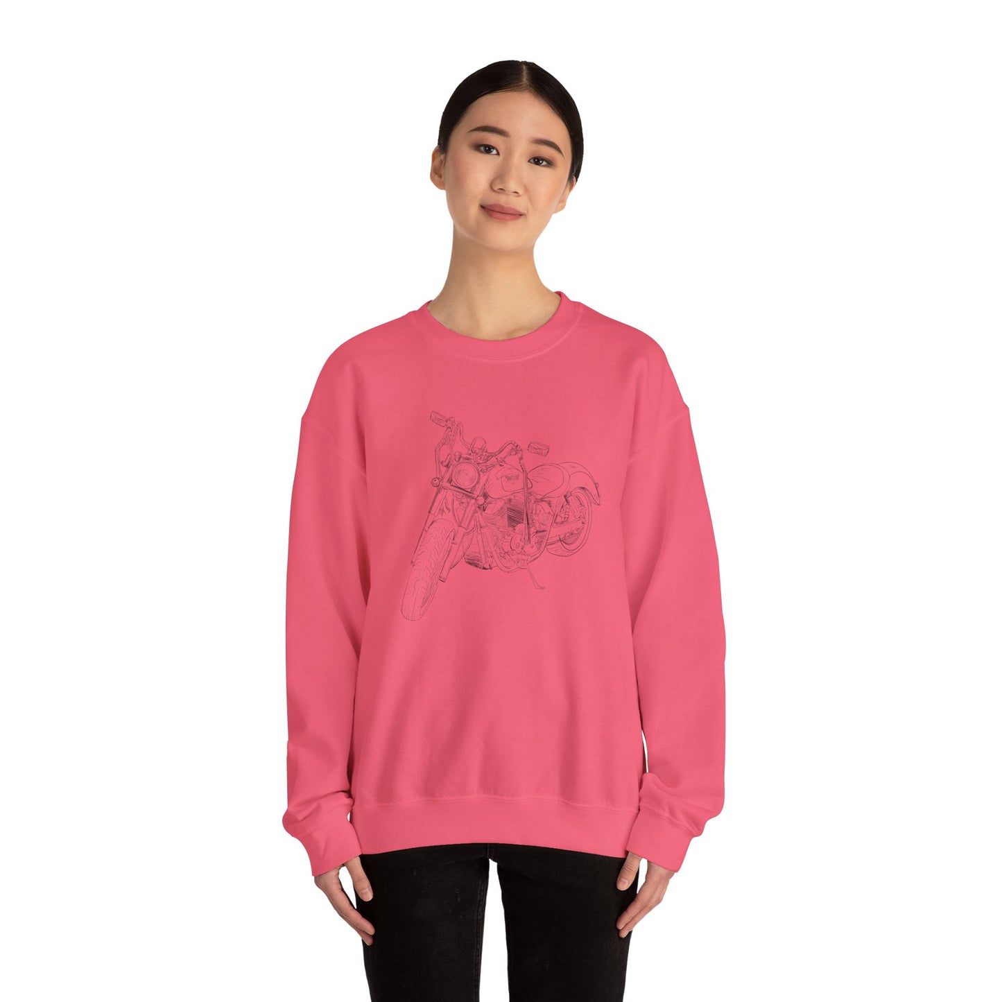 Motorcycle Drawing Sweatshirt