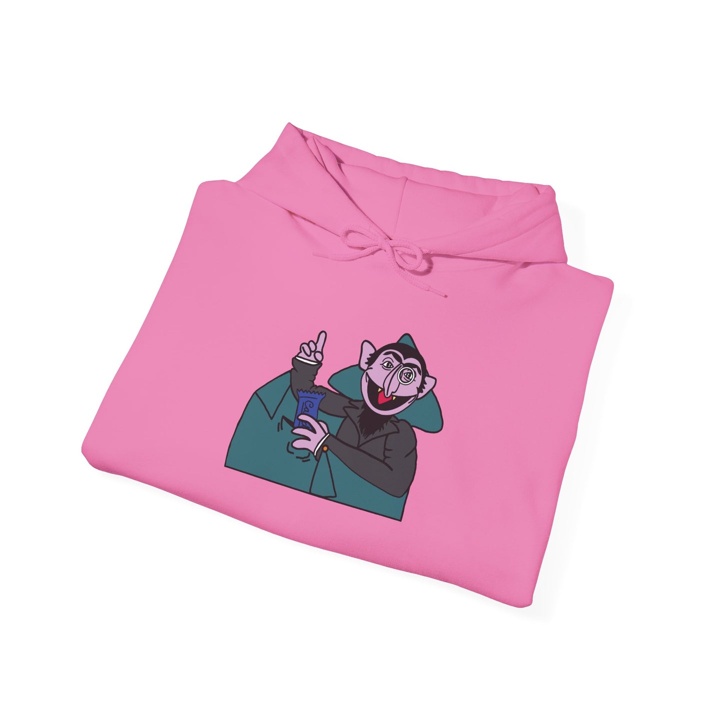 The Count Stealing Candy Hoodie - Sesame Street The Count Parody Hooded Sweatshirt