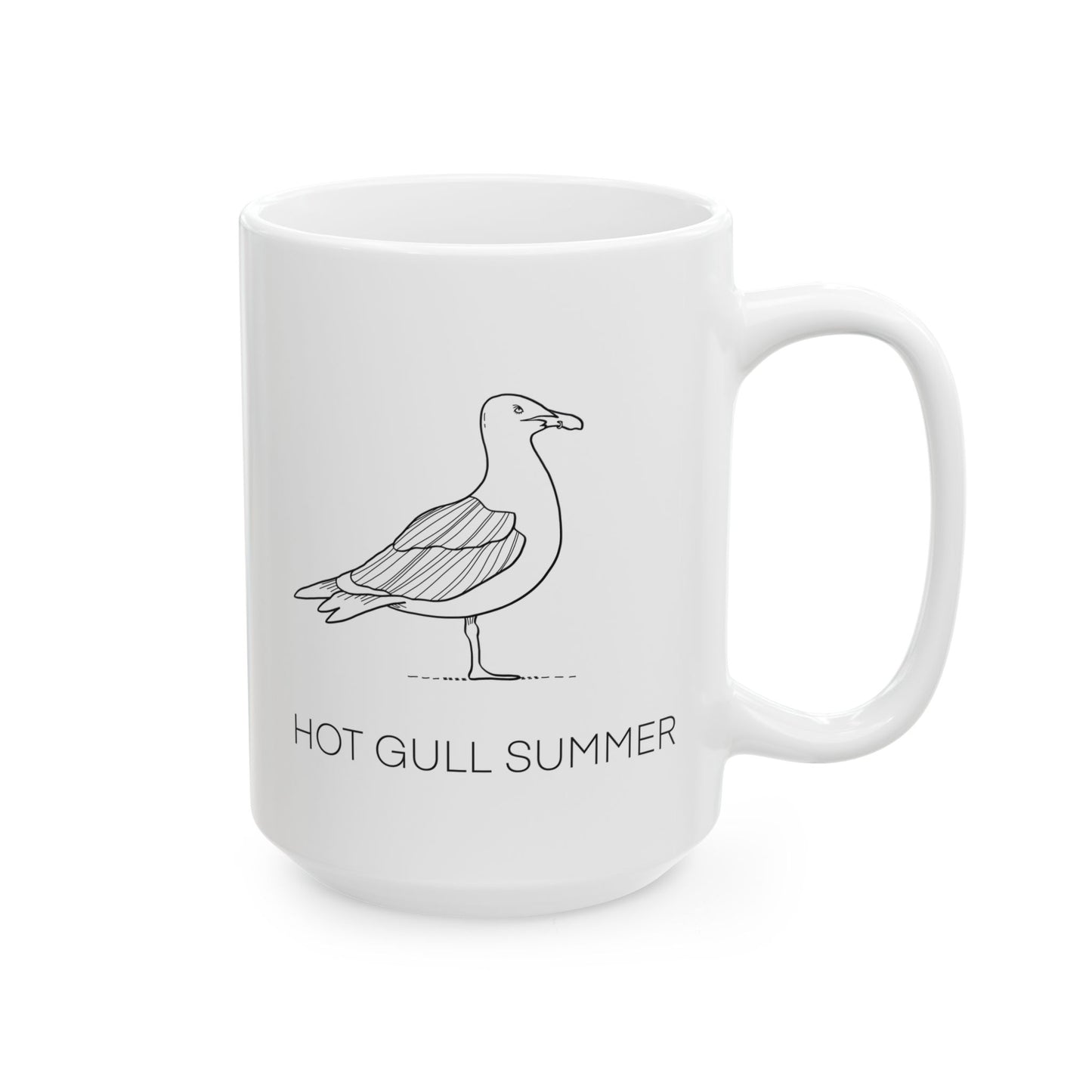 Hot Gull Summer Seagull Coffee Mug