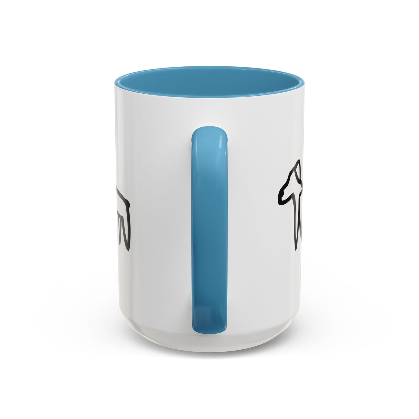 Double Dog Accent Mug