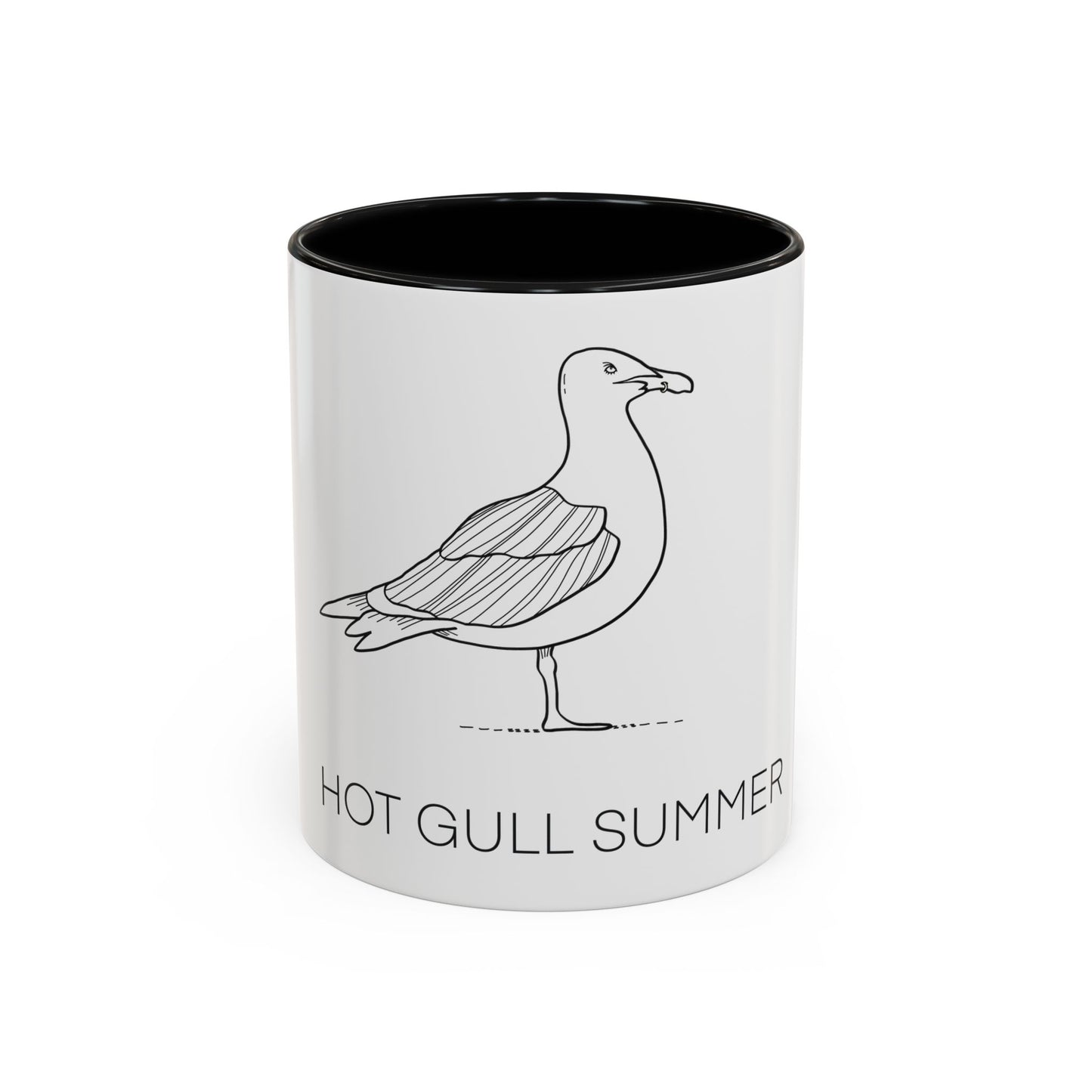 Hot Gull Summer Accent Mug - One Bird