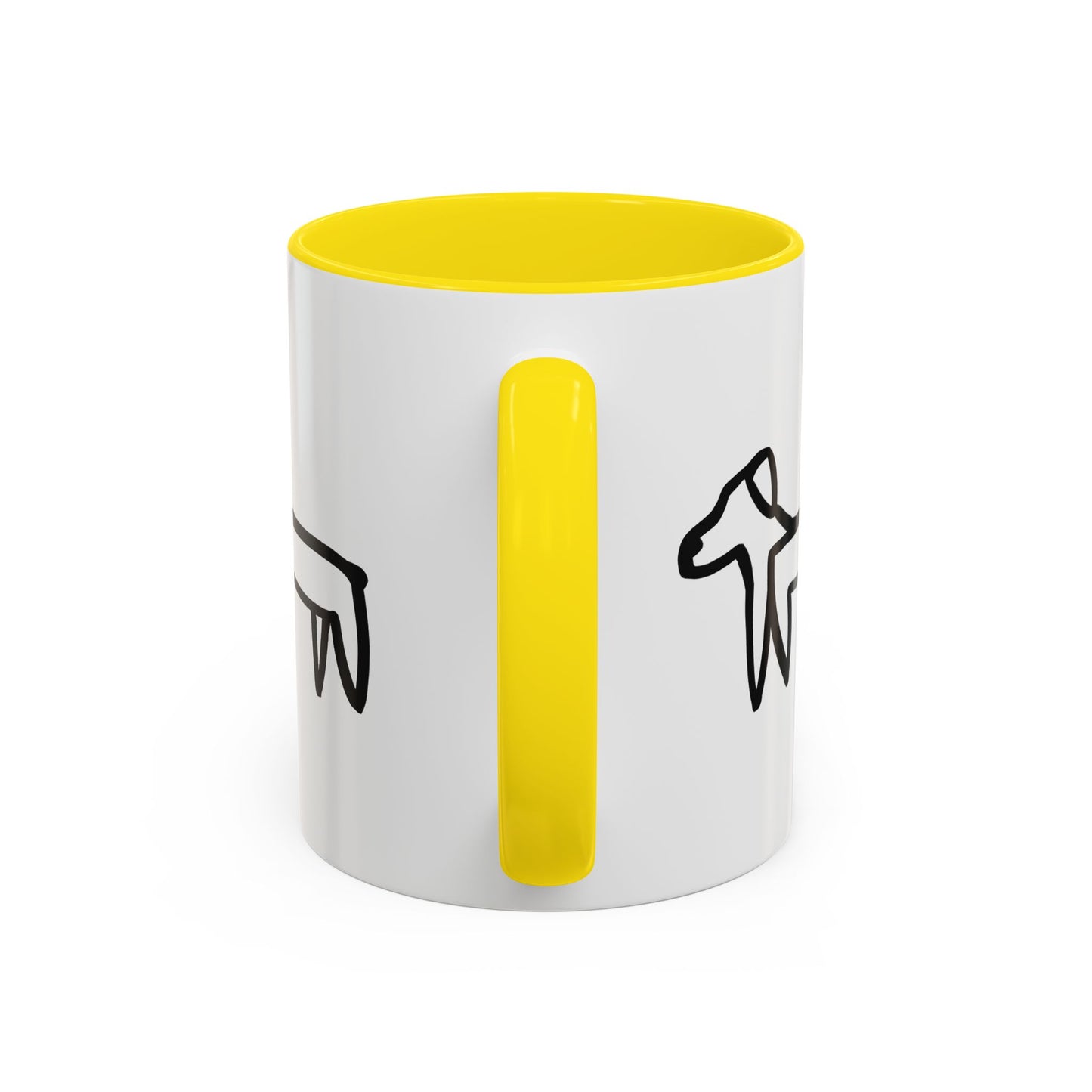 Double Dog Accent Mug
