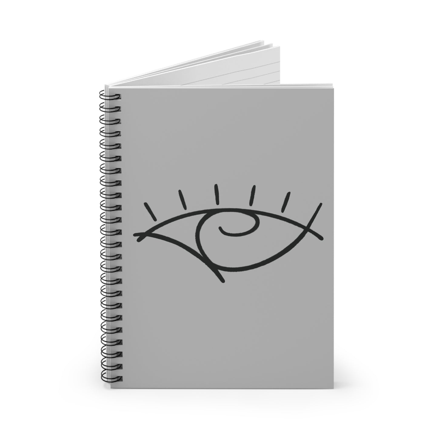 Seeing Eye Grey Spiral Notebook