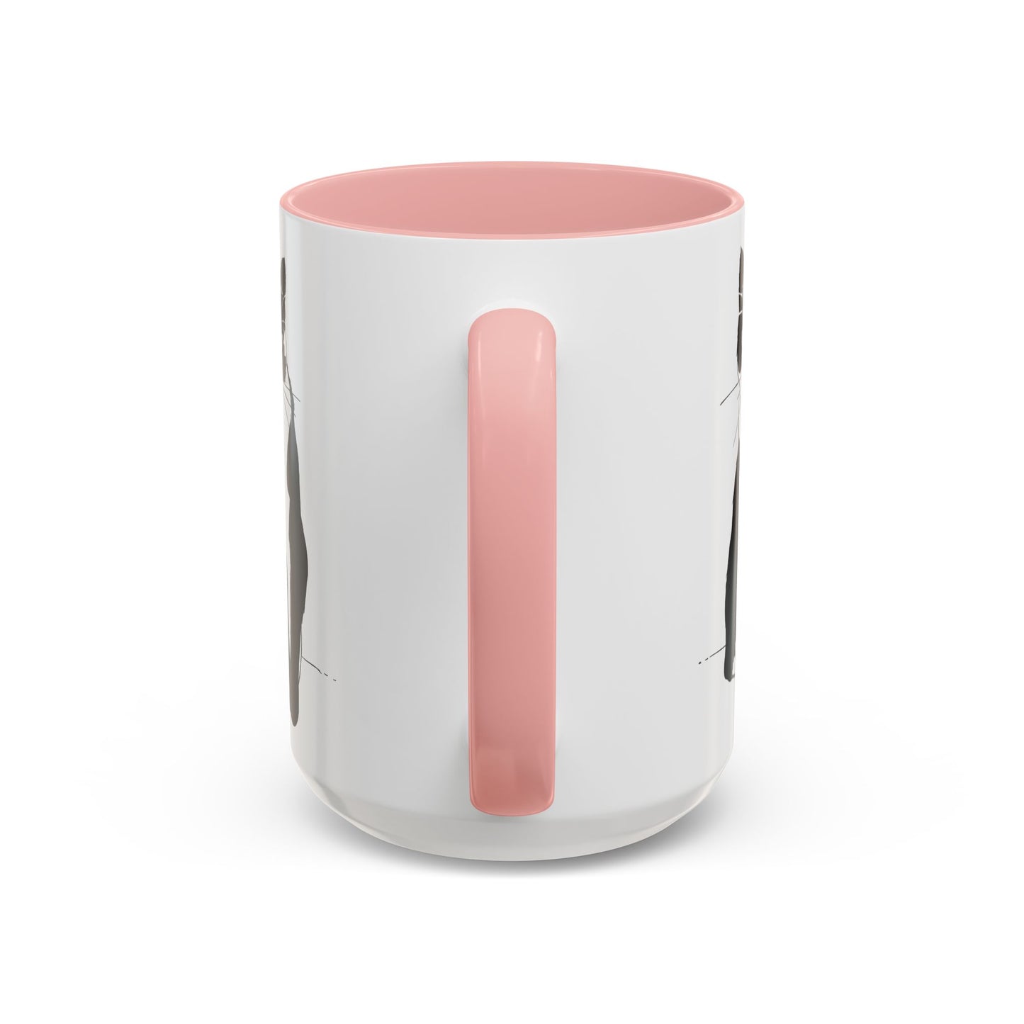 Cat Mug (Transparent Style Cat) - Two Cats Accent Edition Cat Mug