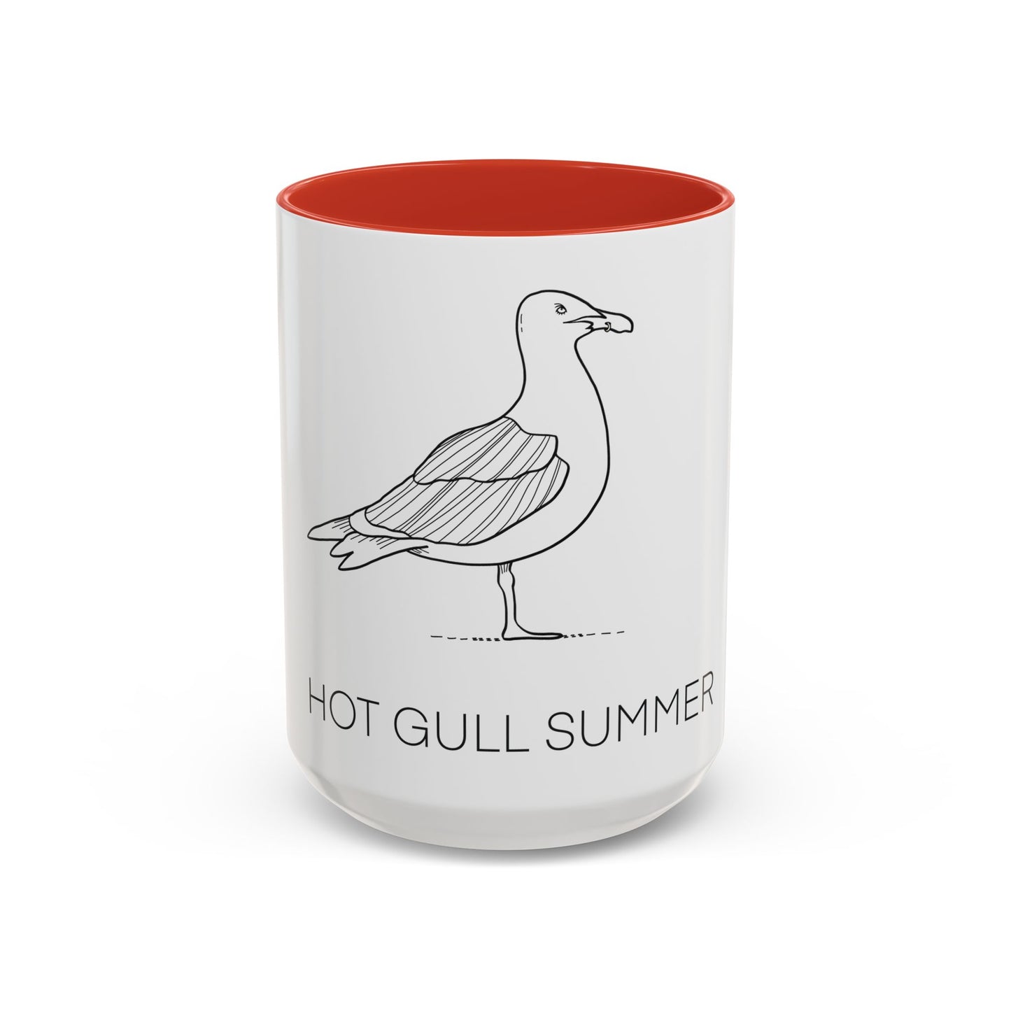 Hot Gull Summer Accent Mug - One Bird